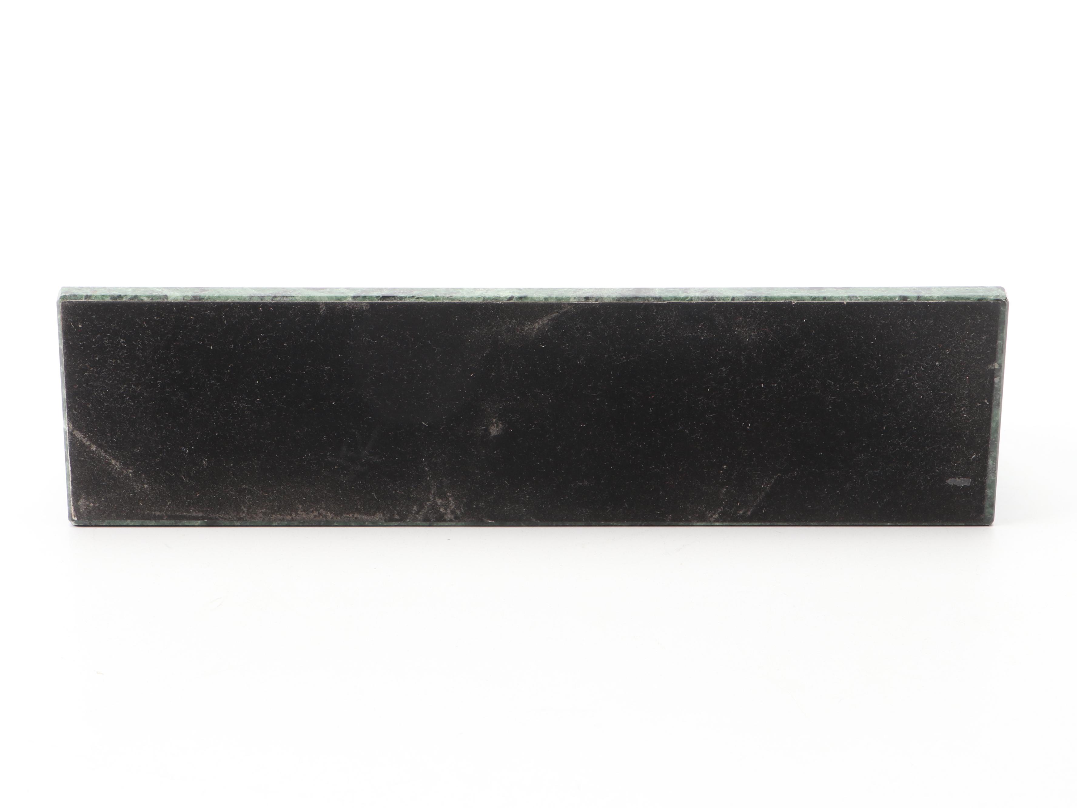 Marble Desk Top Weather Set with Hygrometer, Thermometer, and Clock