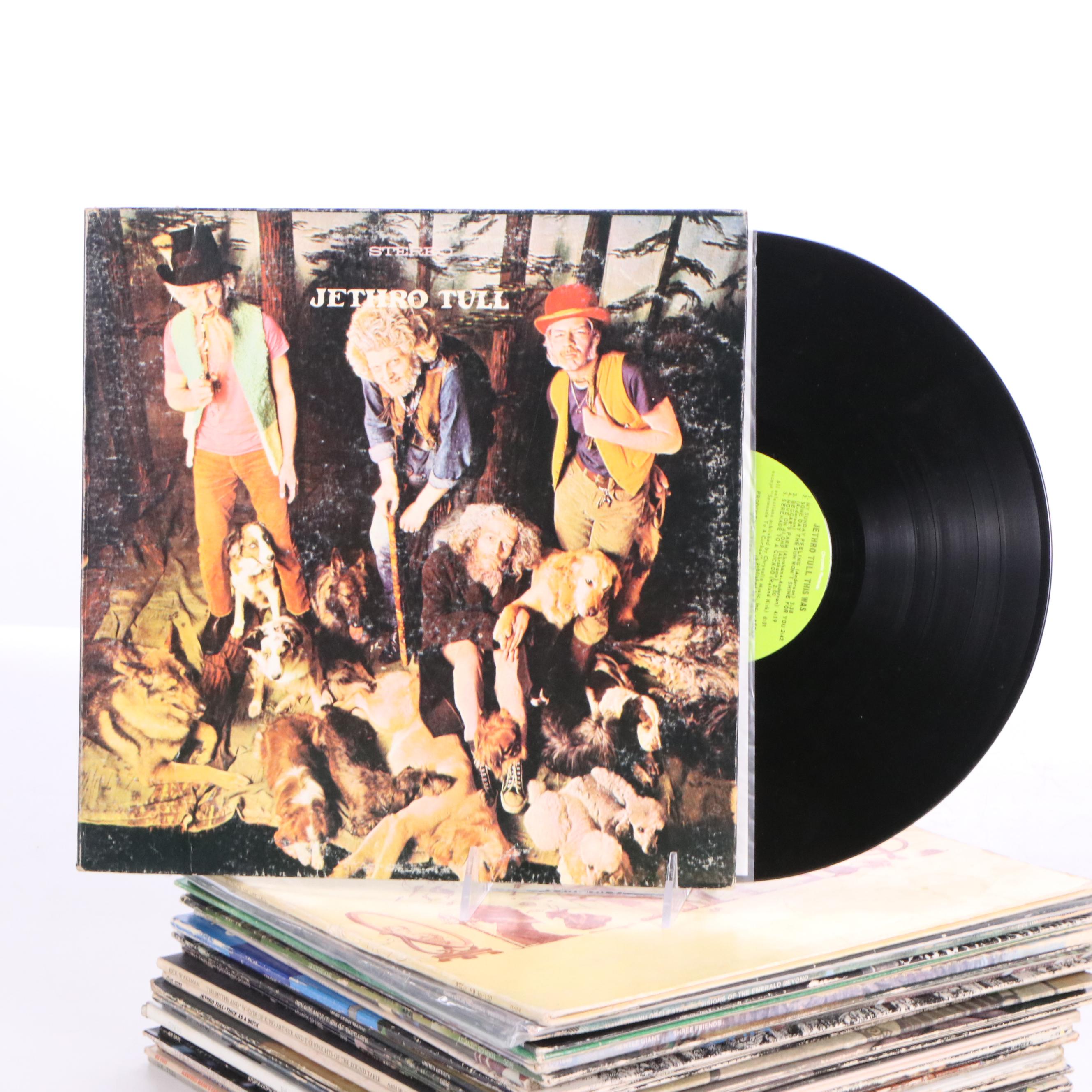 Pink Floyd, Genesis, Jethro Tull, Keith Emerson, and More Vinyl Record Albums