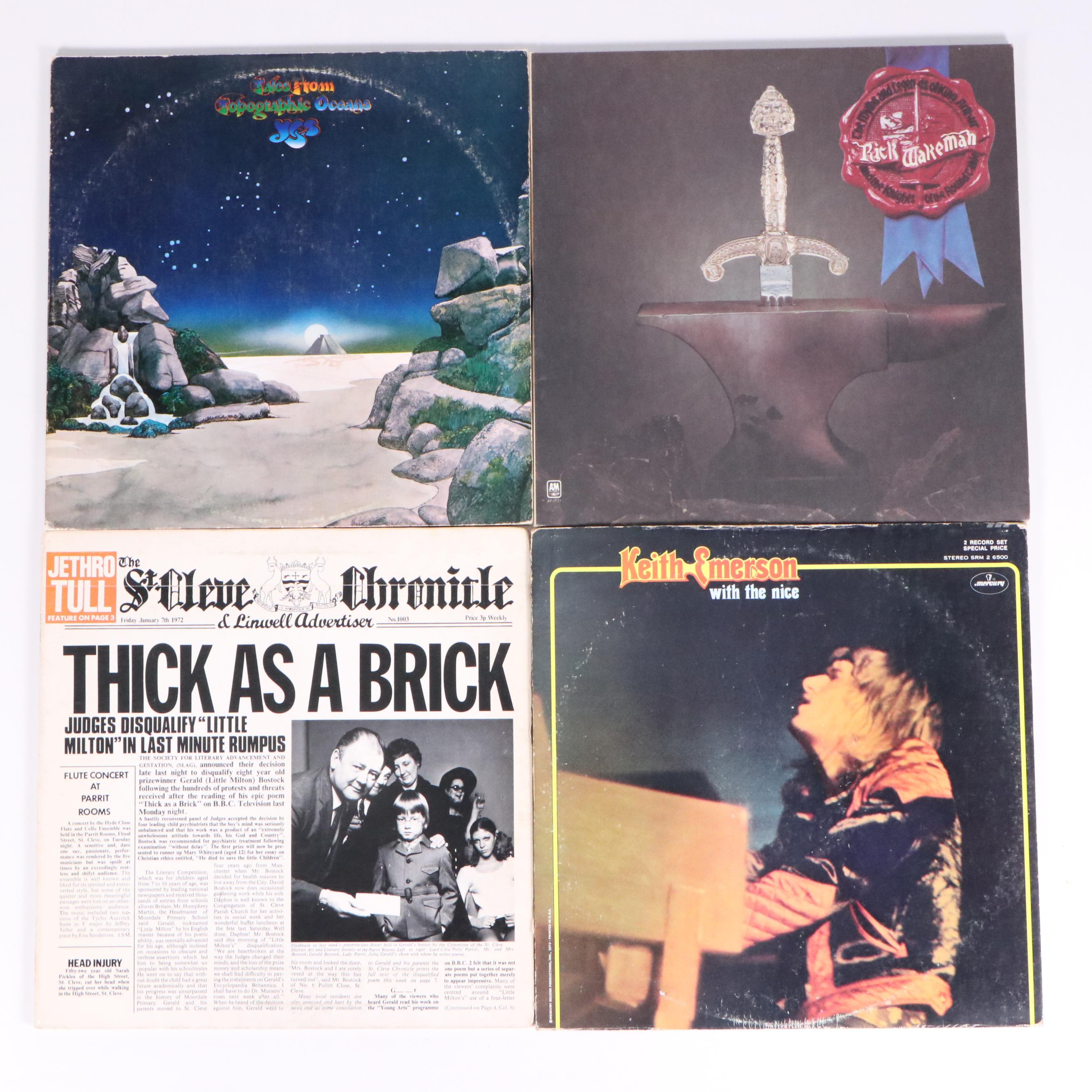 Pink Floyd, Genesis, Jethro Tull, Keith Emerson, and More Vinyl Record Albums