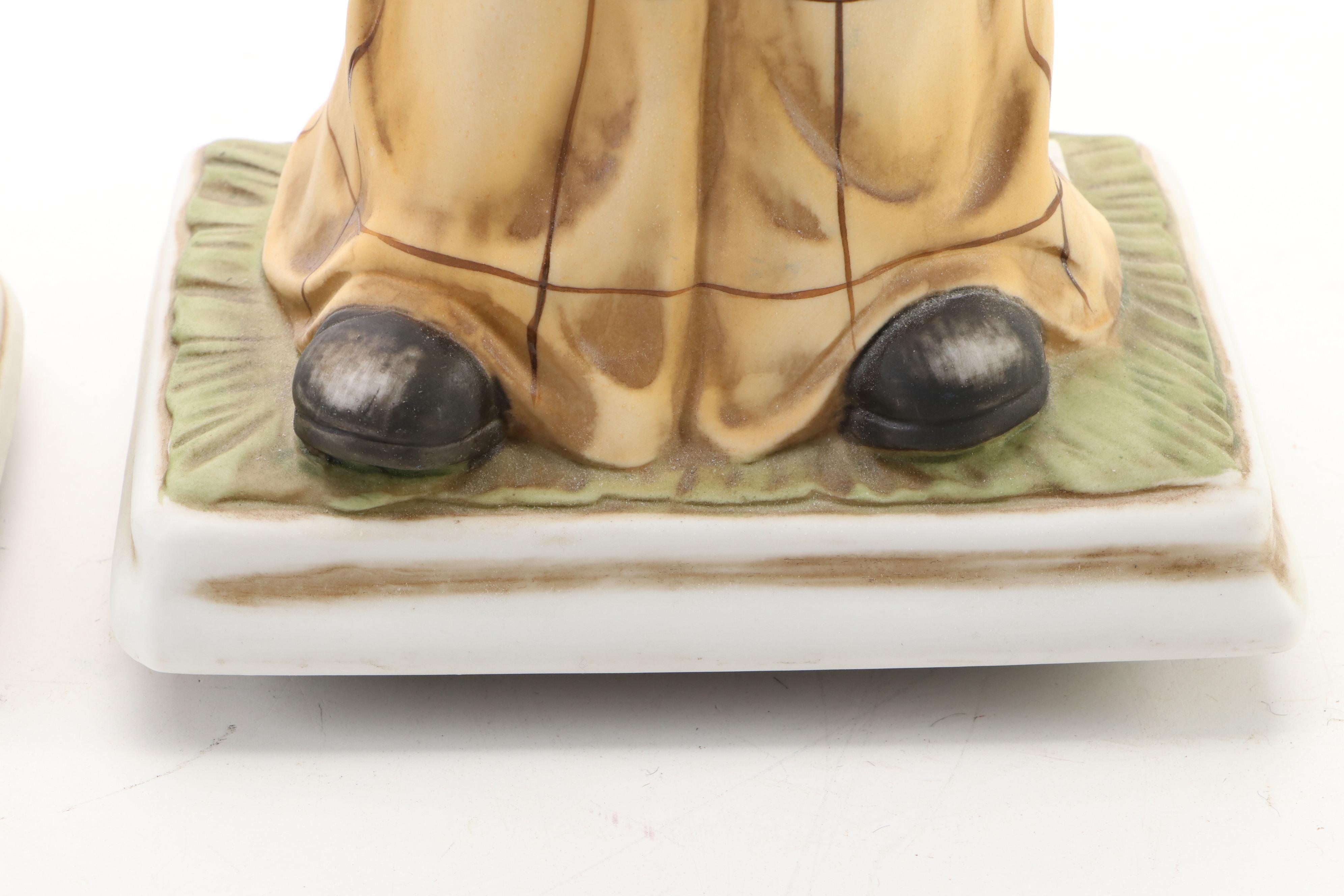 Waco Melody in Motion Bisque Porcelain Musical Clowns