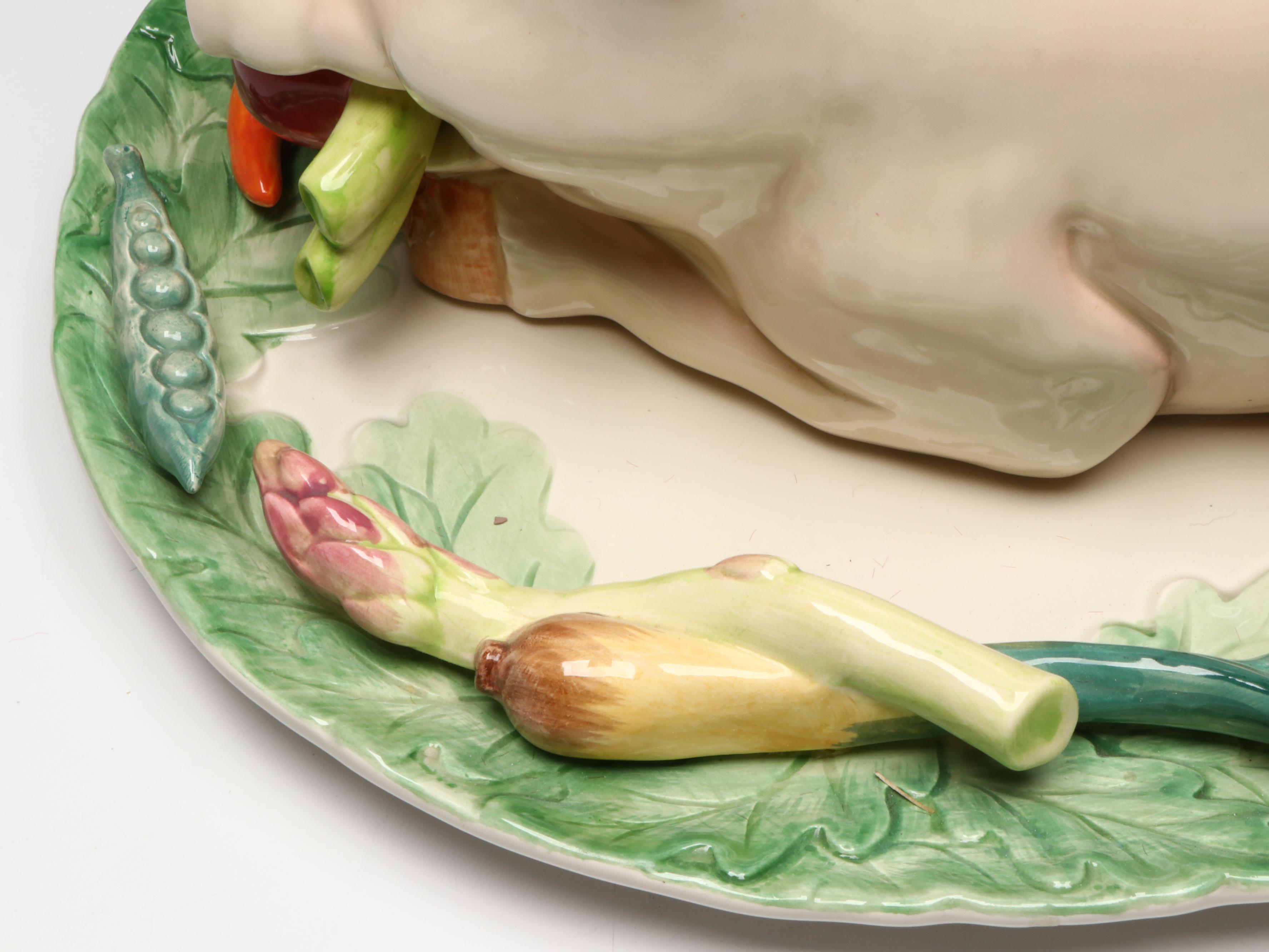 Fitz & Floyd "French Market" Pig Shaped Ceramic Tureen