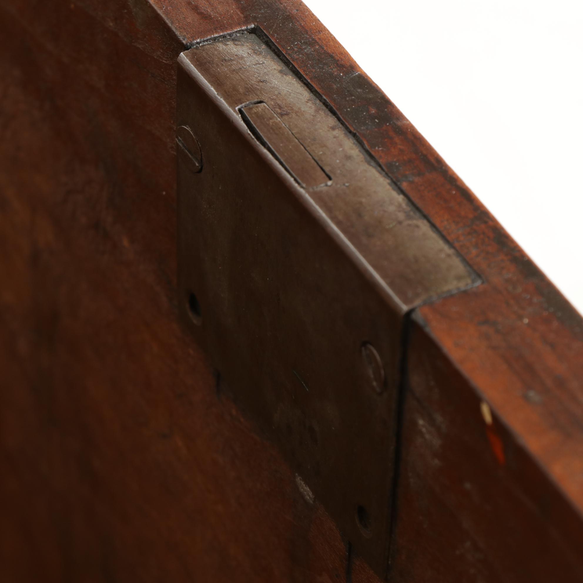 Sheraton Style Cherry Chest of Drawers with Inlay Mahogany, Early to Mid 19th C.