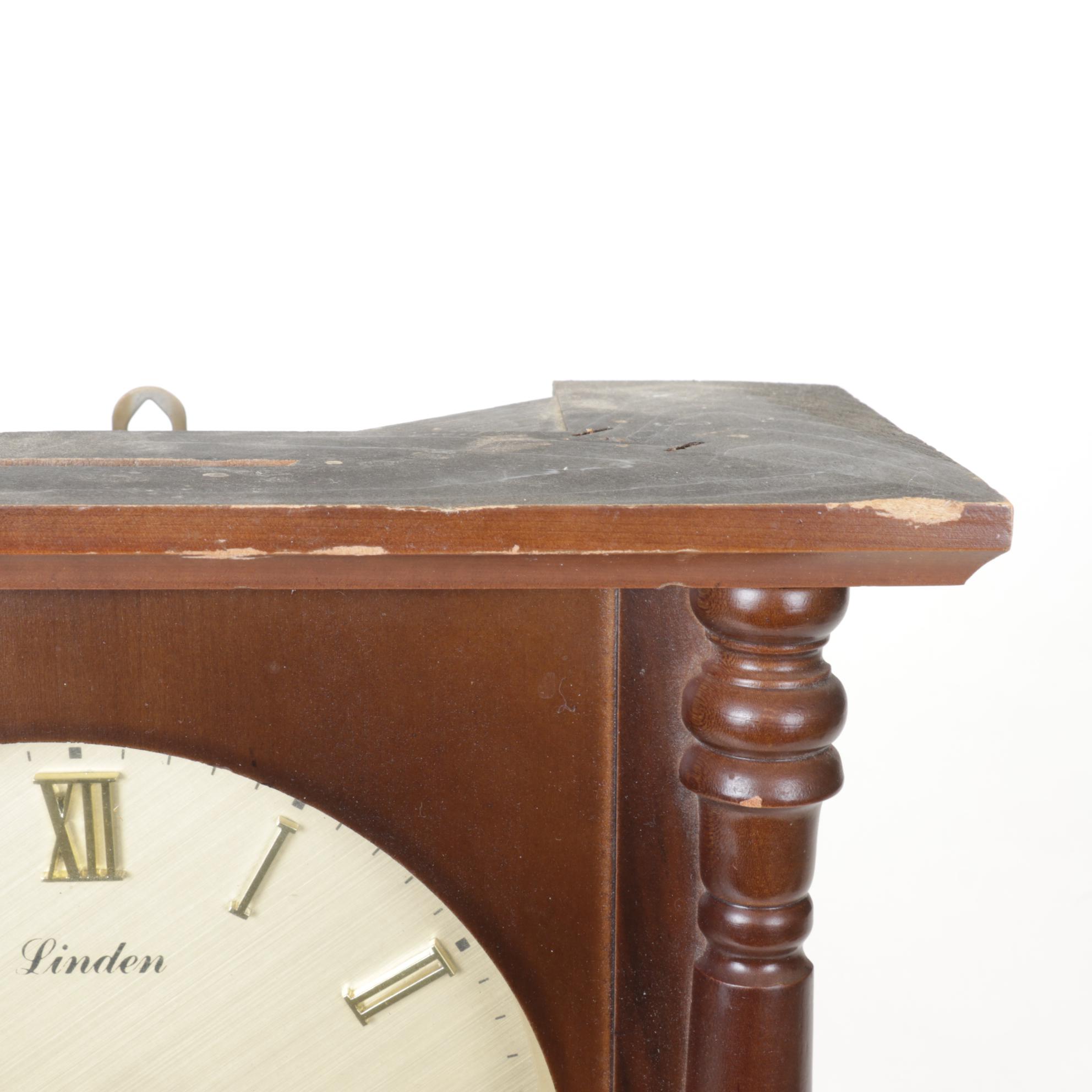 Mid Century Modern Linden 31-Day Wall Clock