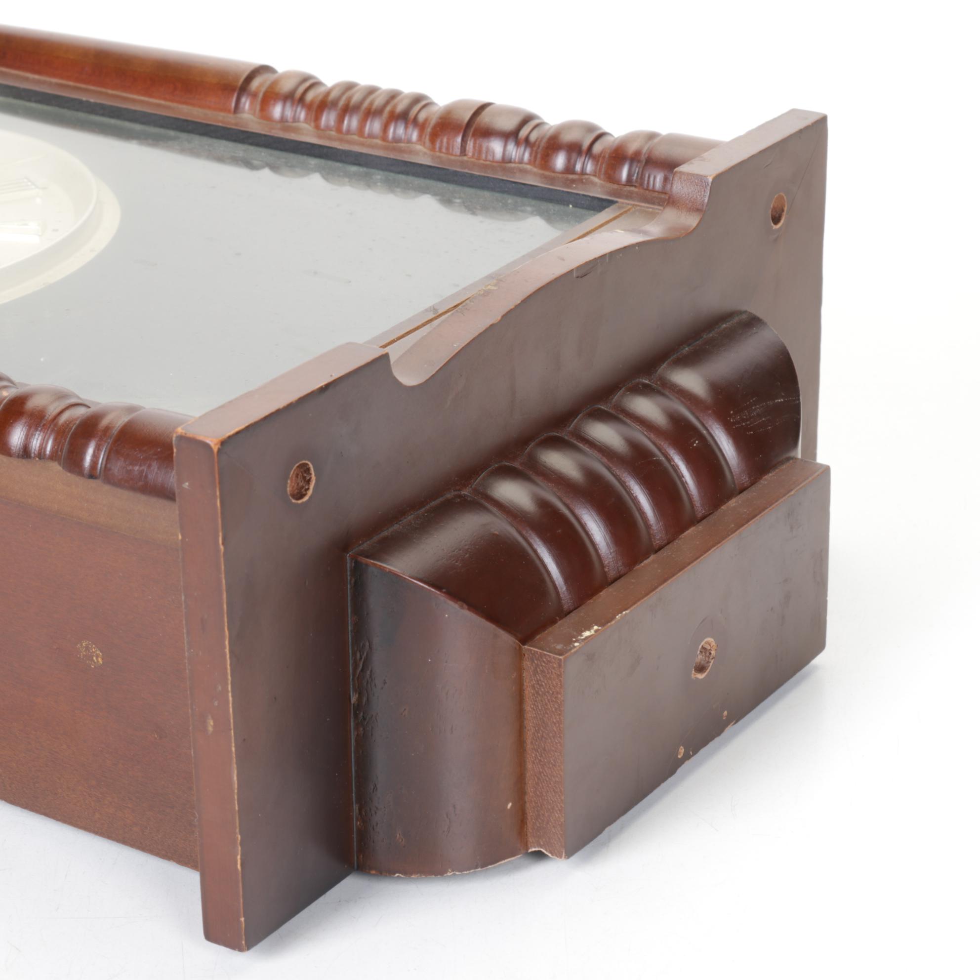 Mid Century Modern Linden 31-Day Wall Clock