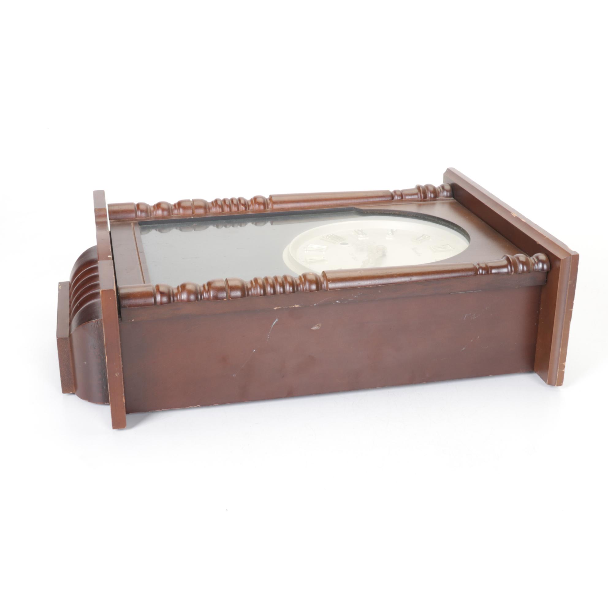 Mid Century Modern Linden 31-Day Wall Clock