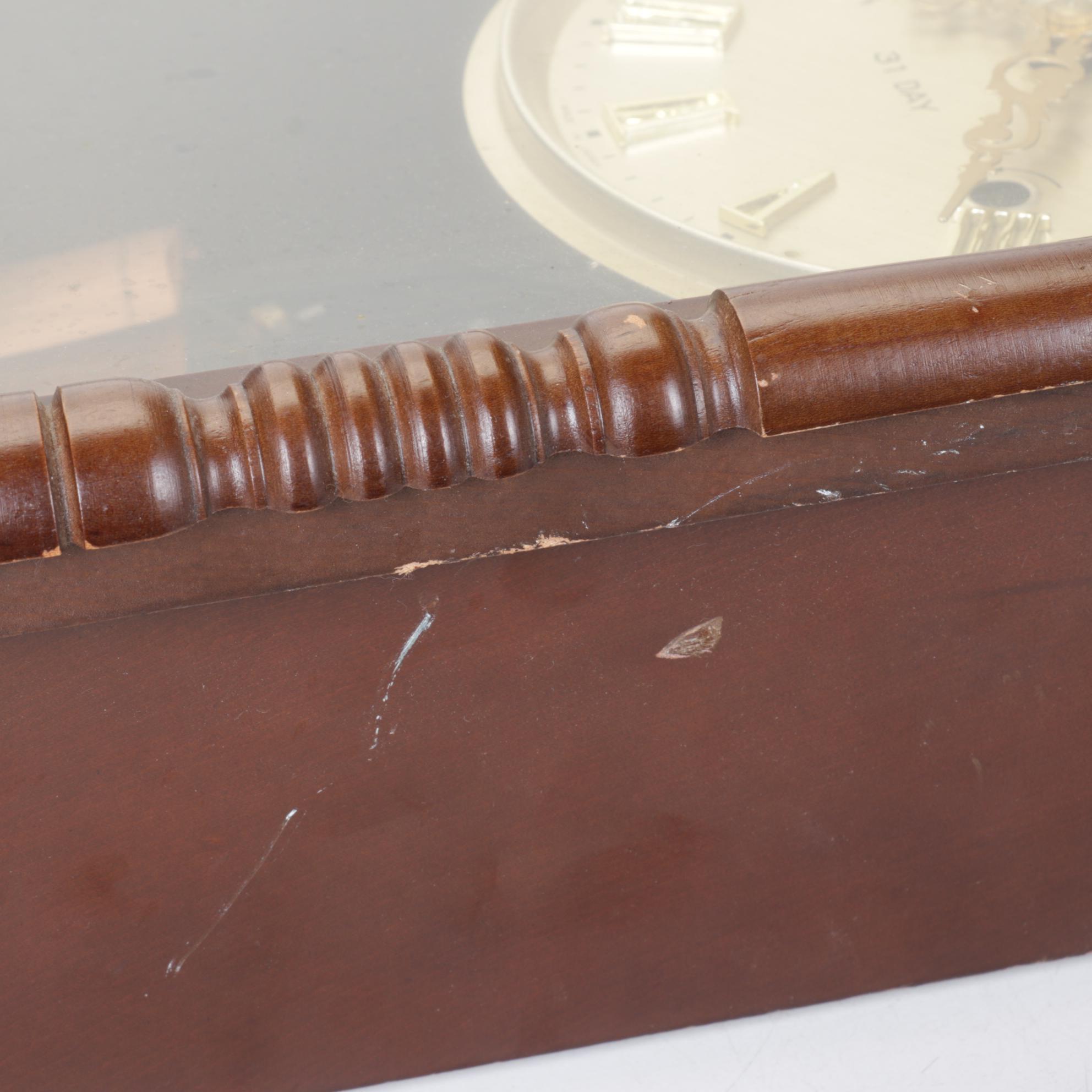 Mid Century Modern Linden 31-Day Wall Clock