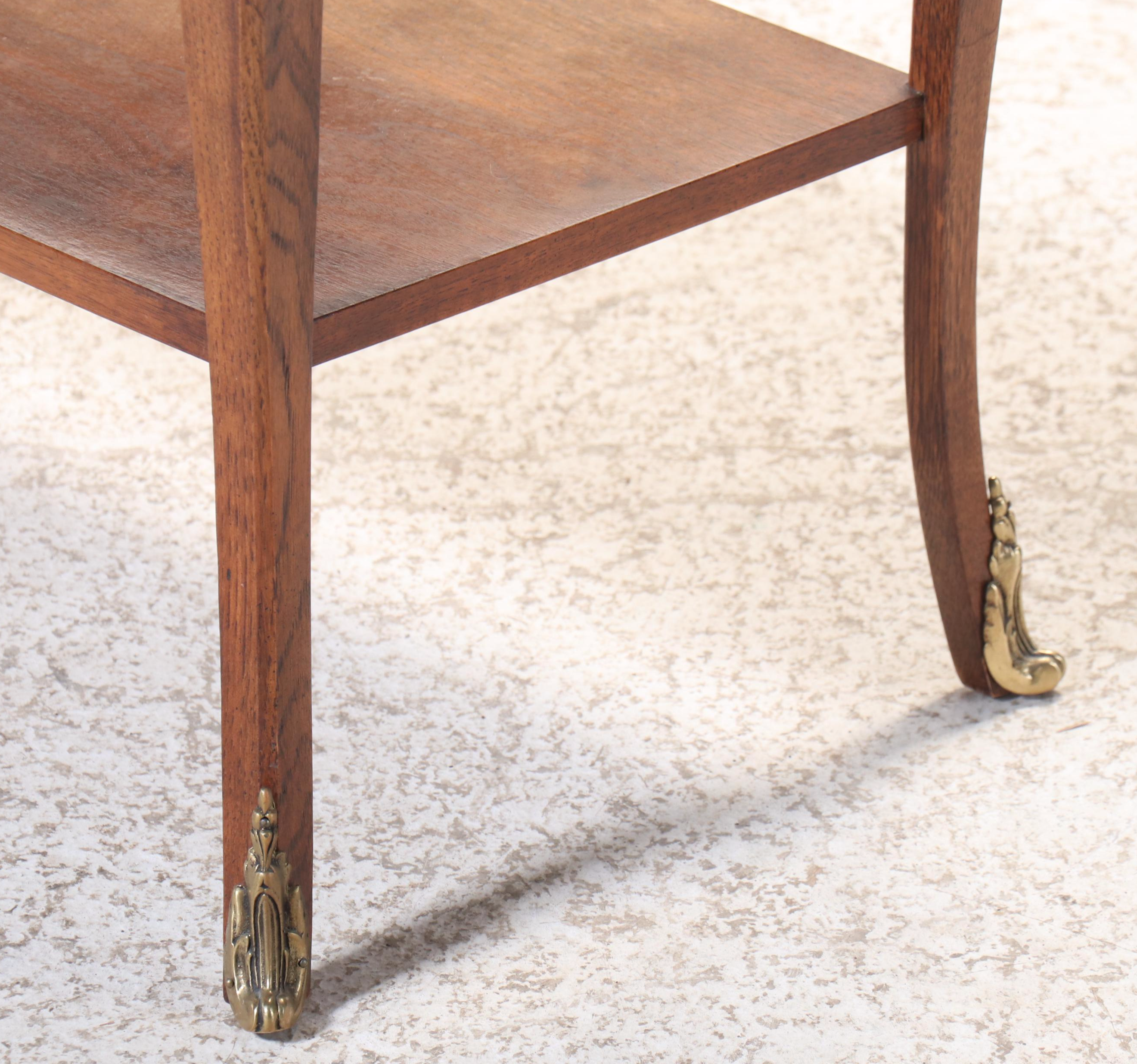 French Provincial Style Wooden Console Table, 20th Century