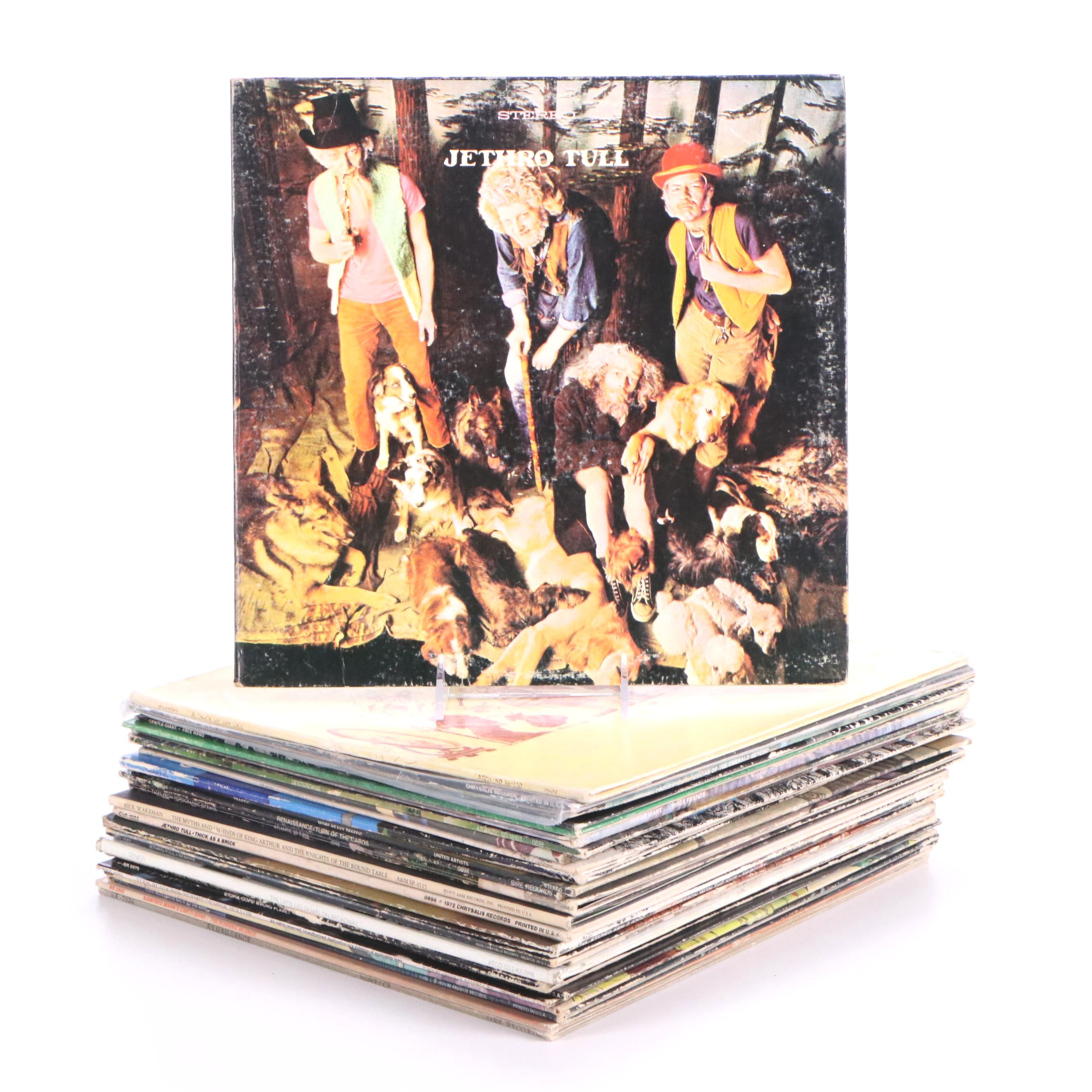 Pink Floyd, Genesis, Jethro Tull, Keith Emerson, and More Vinyl Record Albums