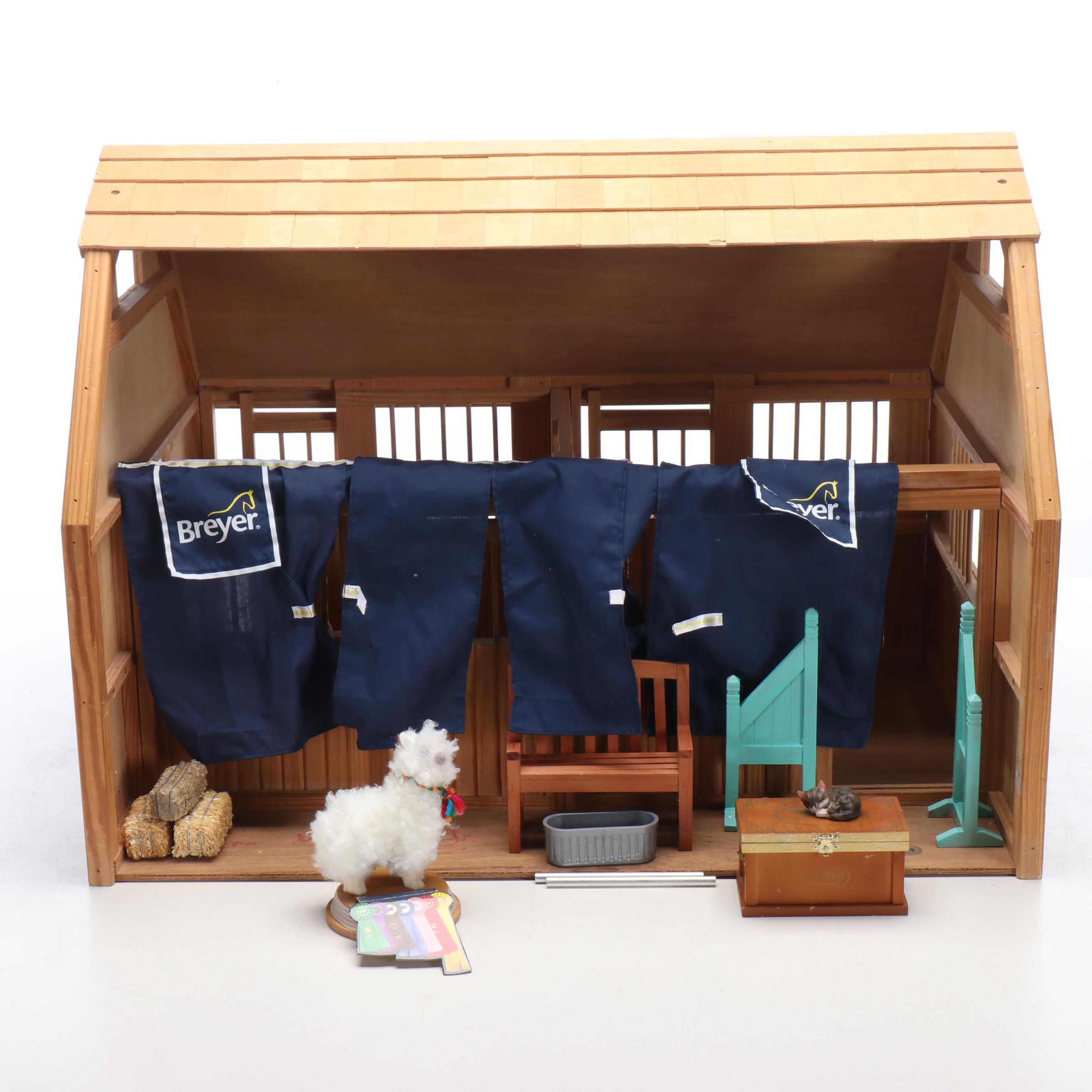 Breyer Wood Horse Barn and Accessories