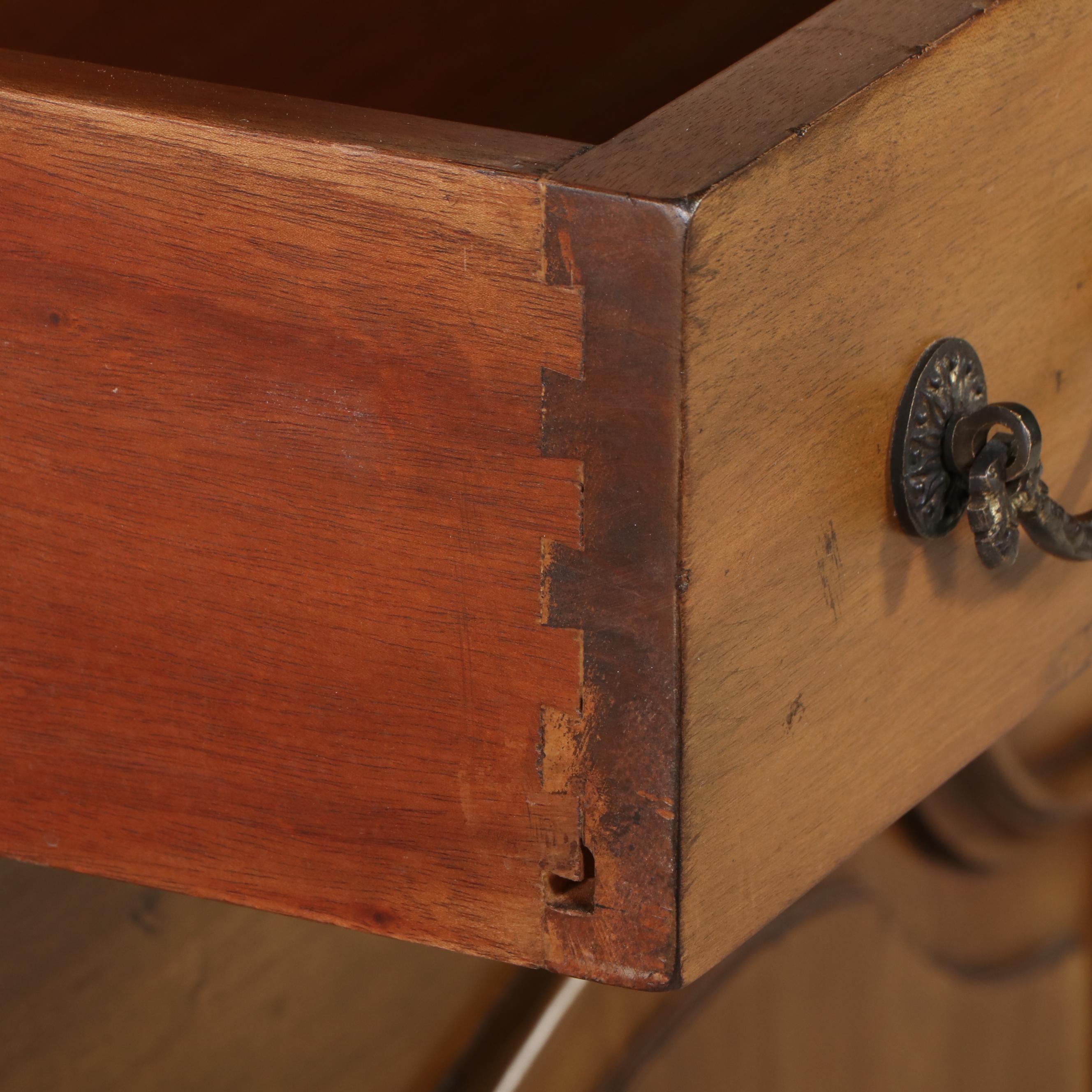Marie Albert French Provincial Style Walnut China Cabinet