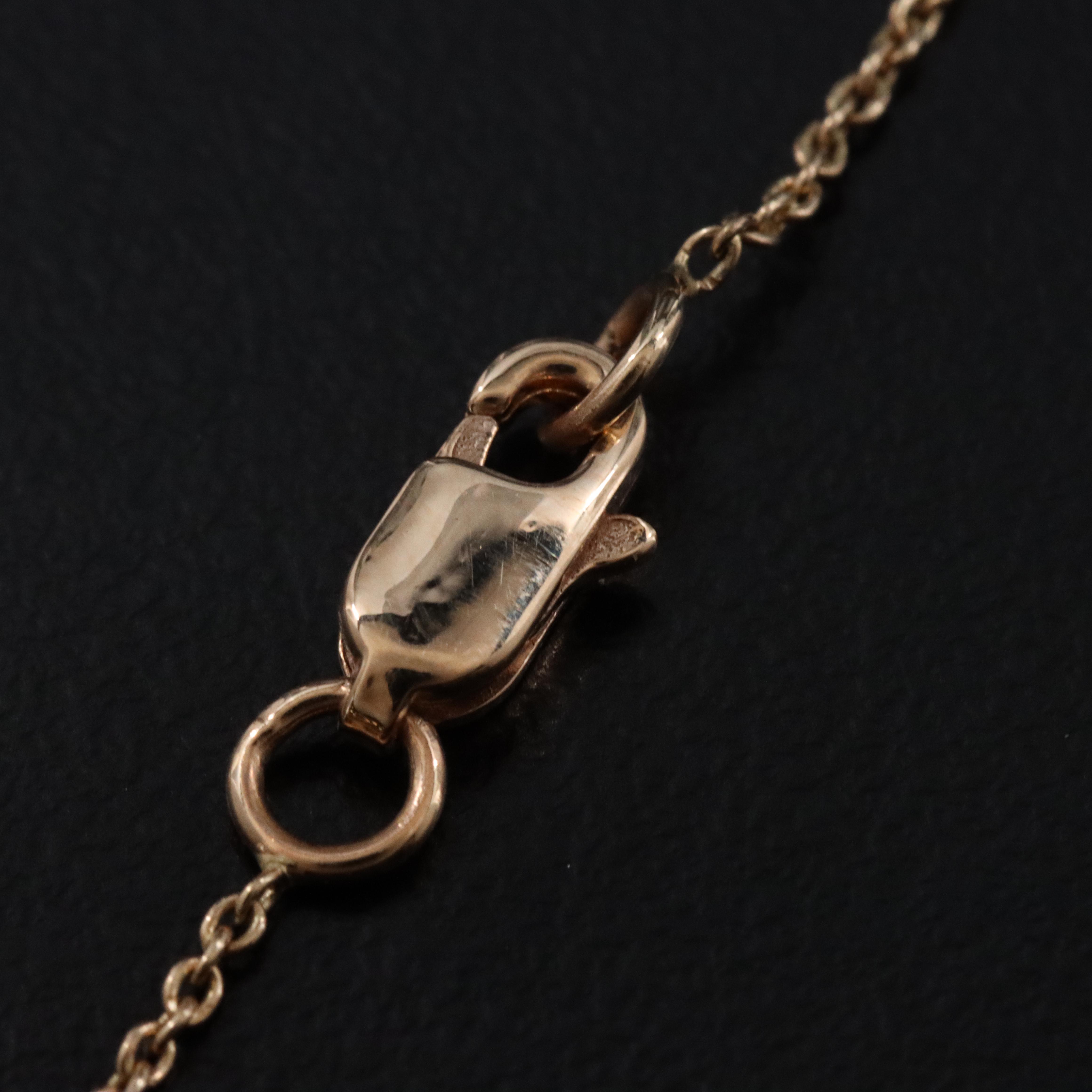 18K 5.69 CT Lab Grown Diamond Solitaire Necklace with IGI Report