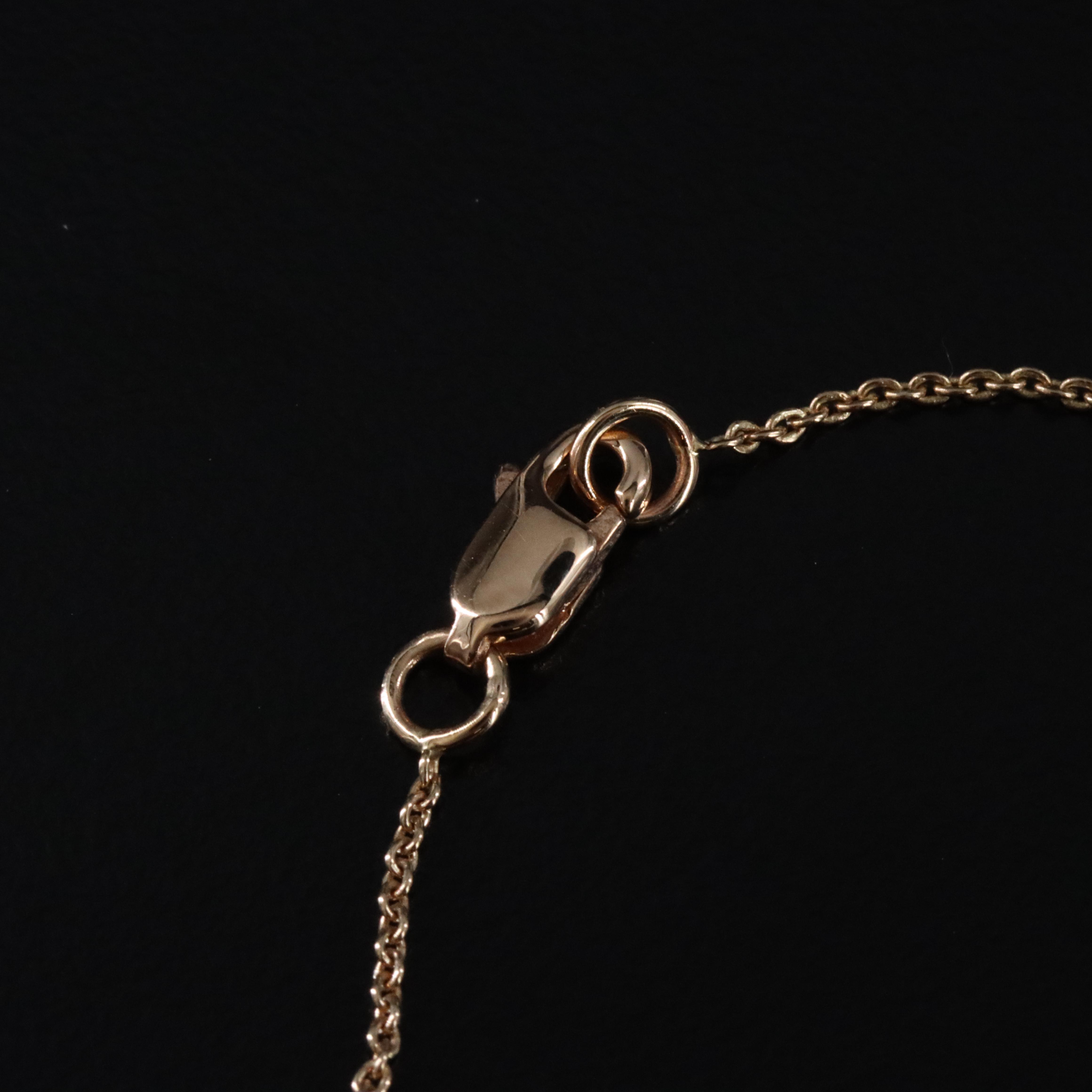 18K 6.82 CT Lab Grown Diamond Solitaire Necklace with IGI Report