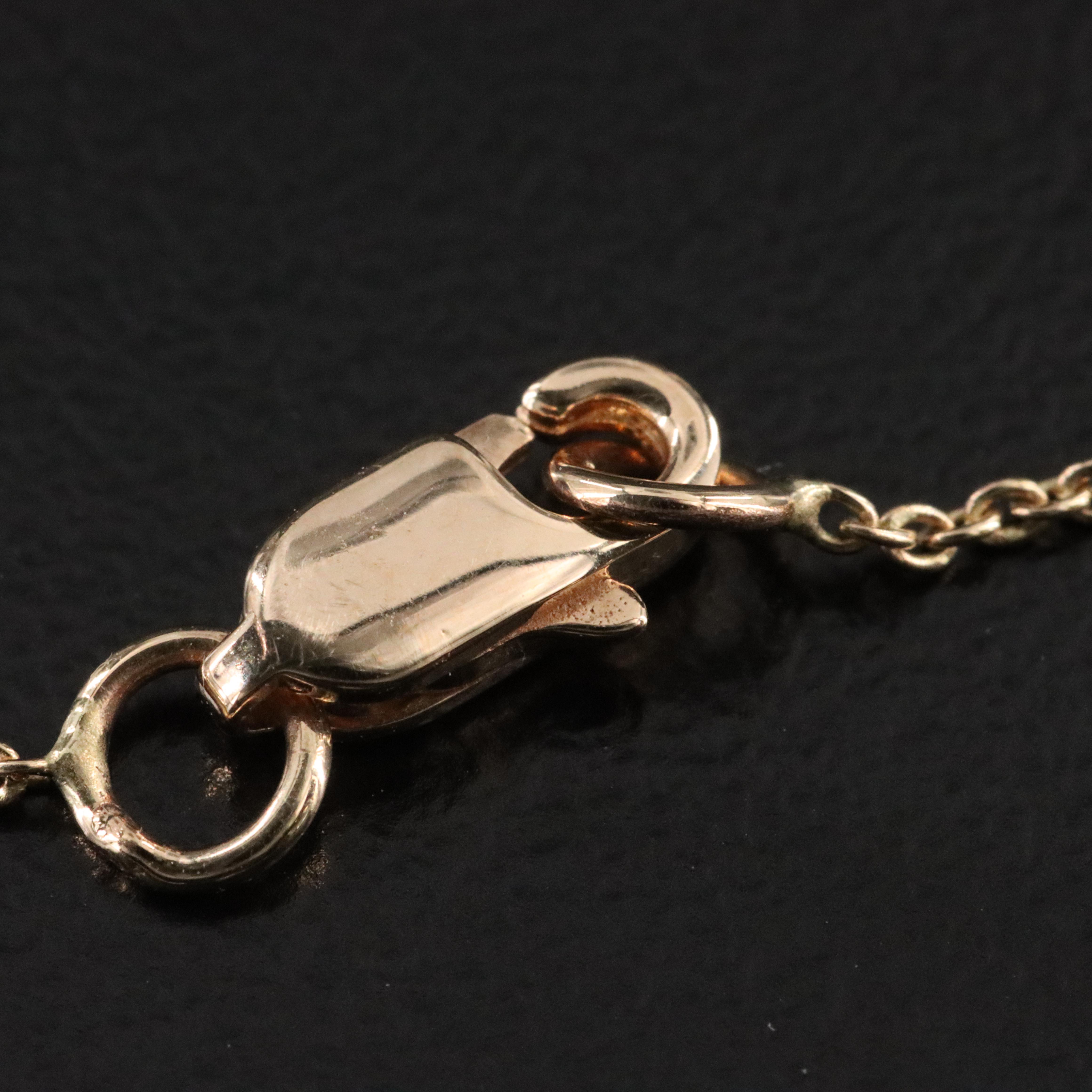 18K 5.87 CT Lab Grown Diamond Solitaire Necklace with IGI Report