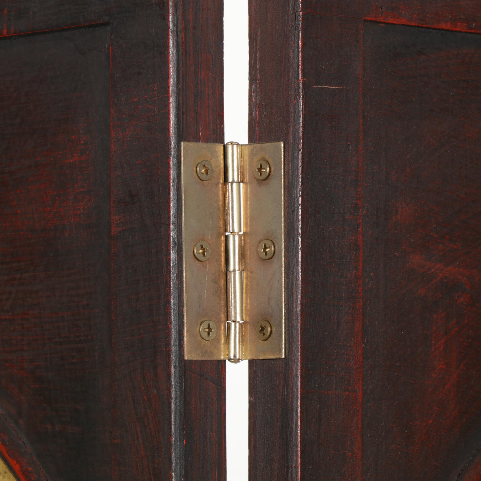 Chinese Style Four  Panel Room Screen, Late 20th to 21st Century