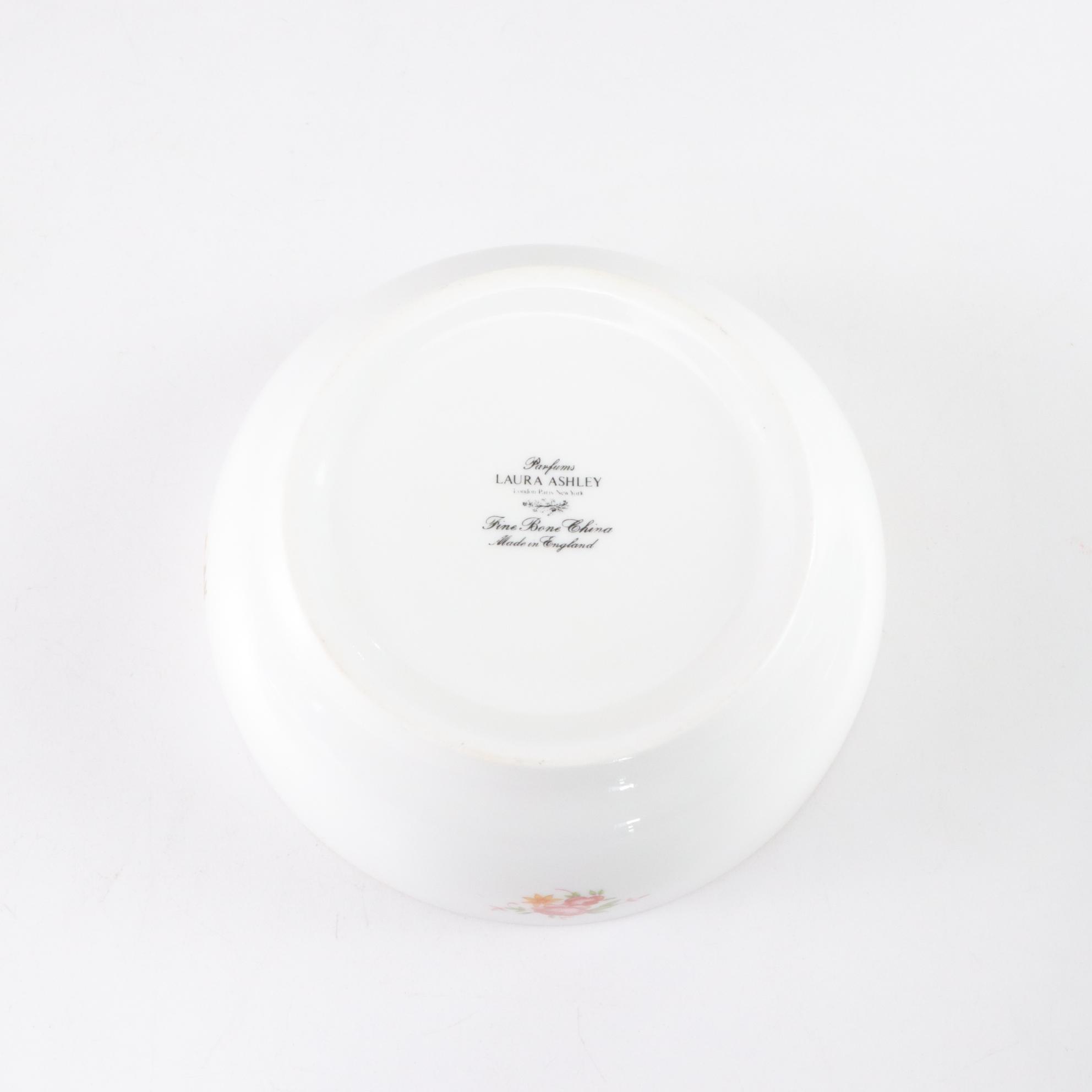 Laura Ashley "Alice" Sandwich Tray & Other Porcelain Dinnerware