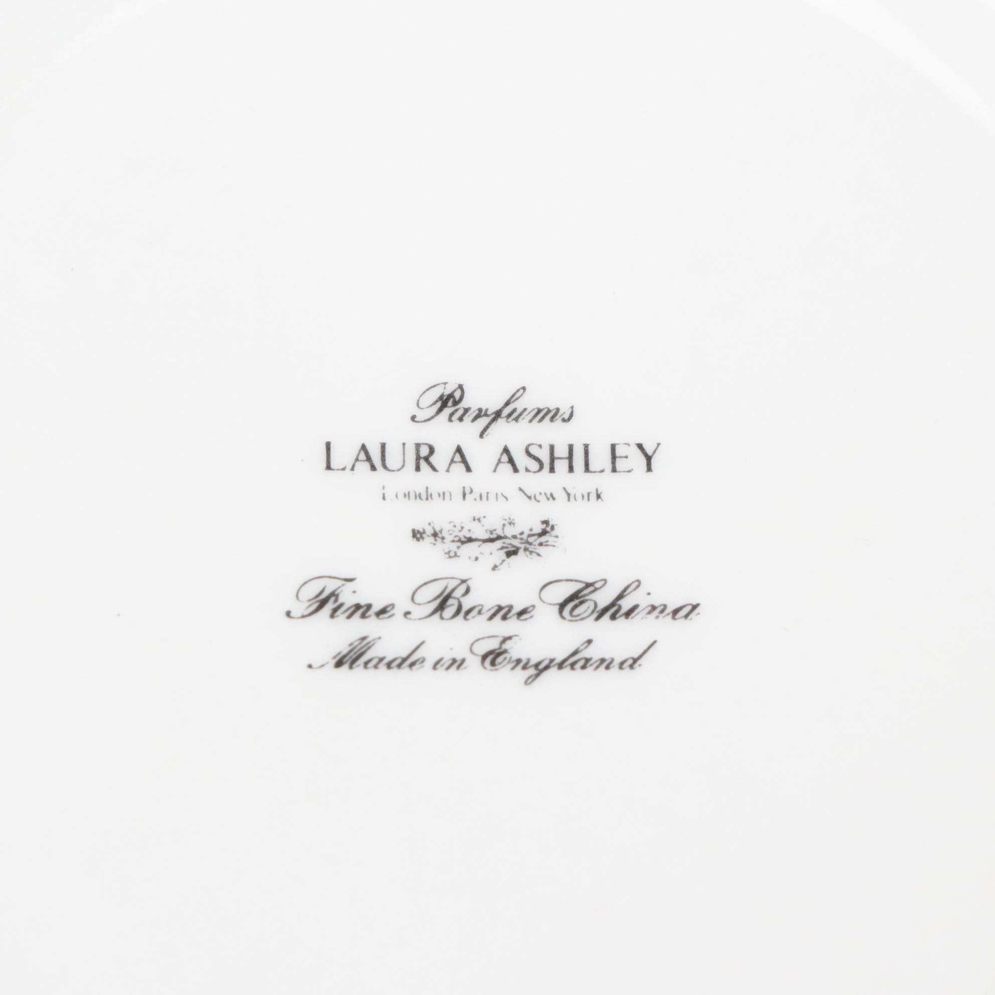 Laura Ashley "Alice" Sandwich Tray & Other Porcelain Dinnerware