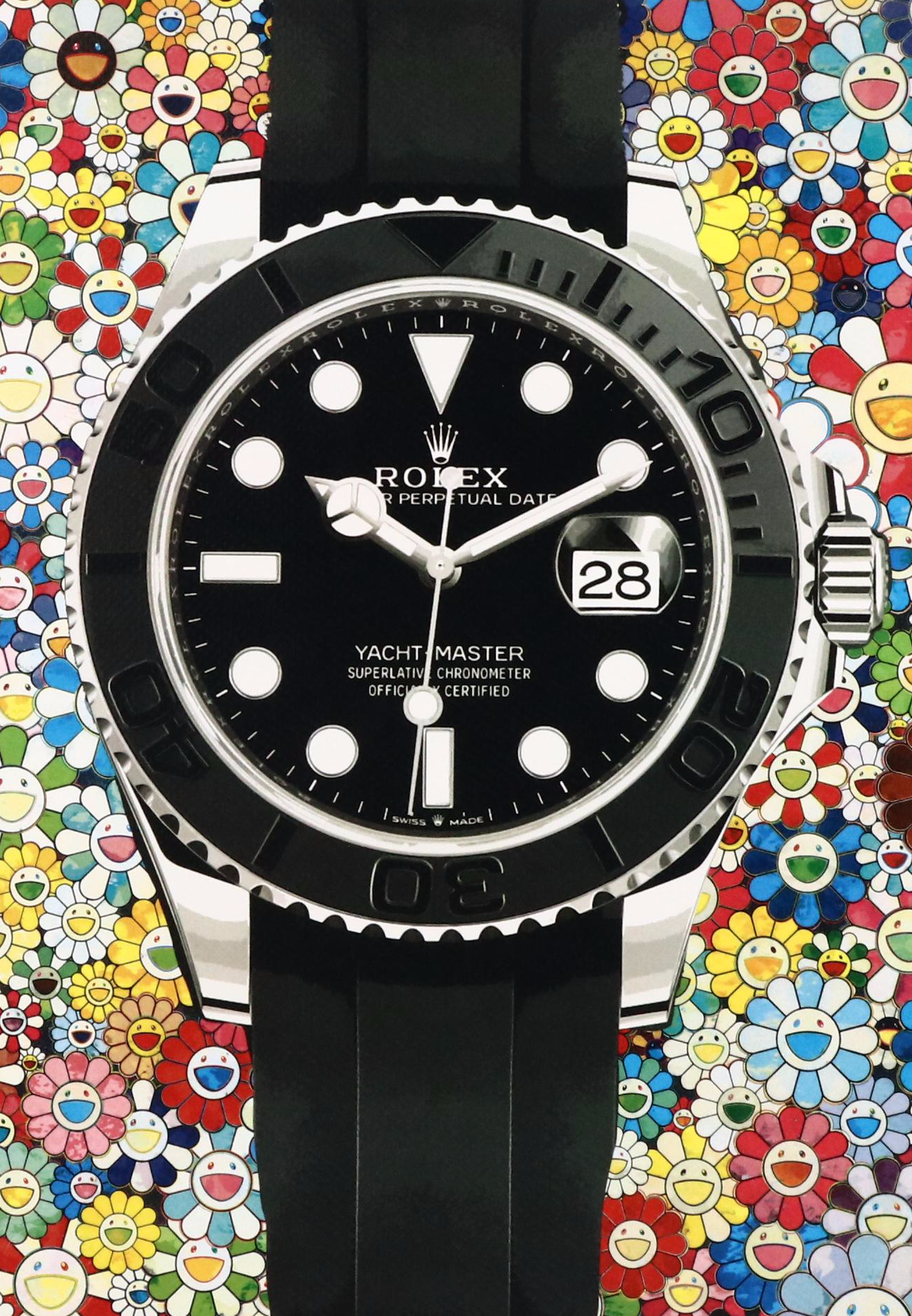 Death NYC Graphic Digital Print Featuring Rolex x Murakami, 2020