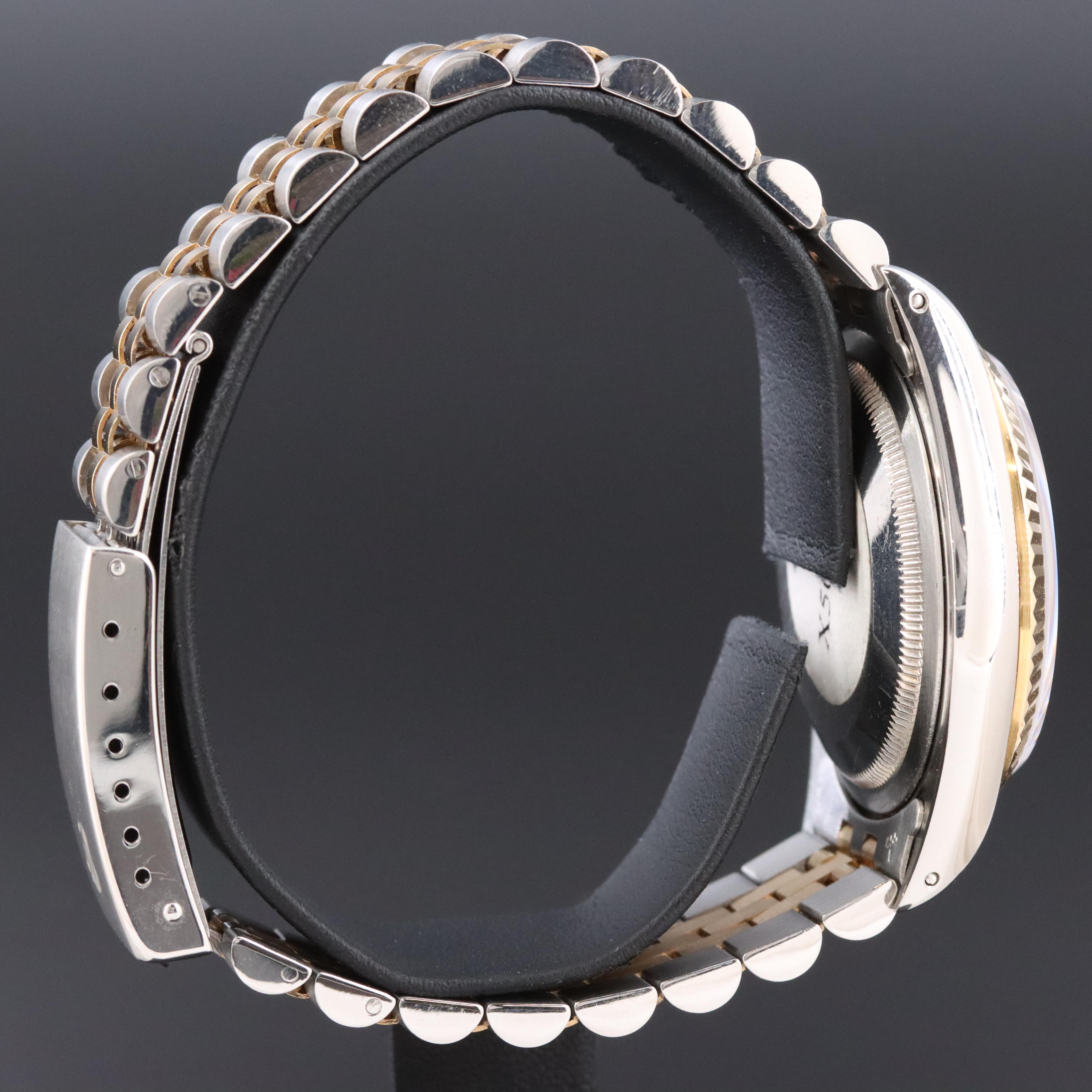 Rolex Datejust 16233 Custom Diamond 36mm Two-Tone 18K & Steel Automatic Watch