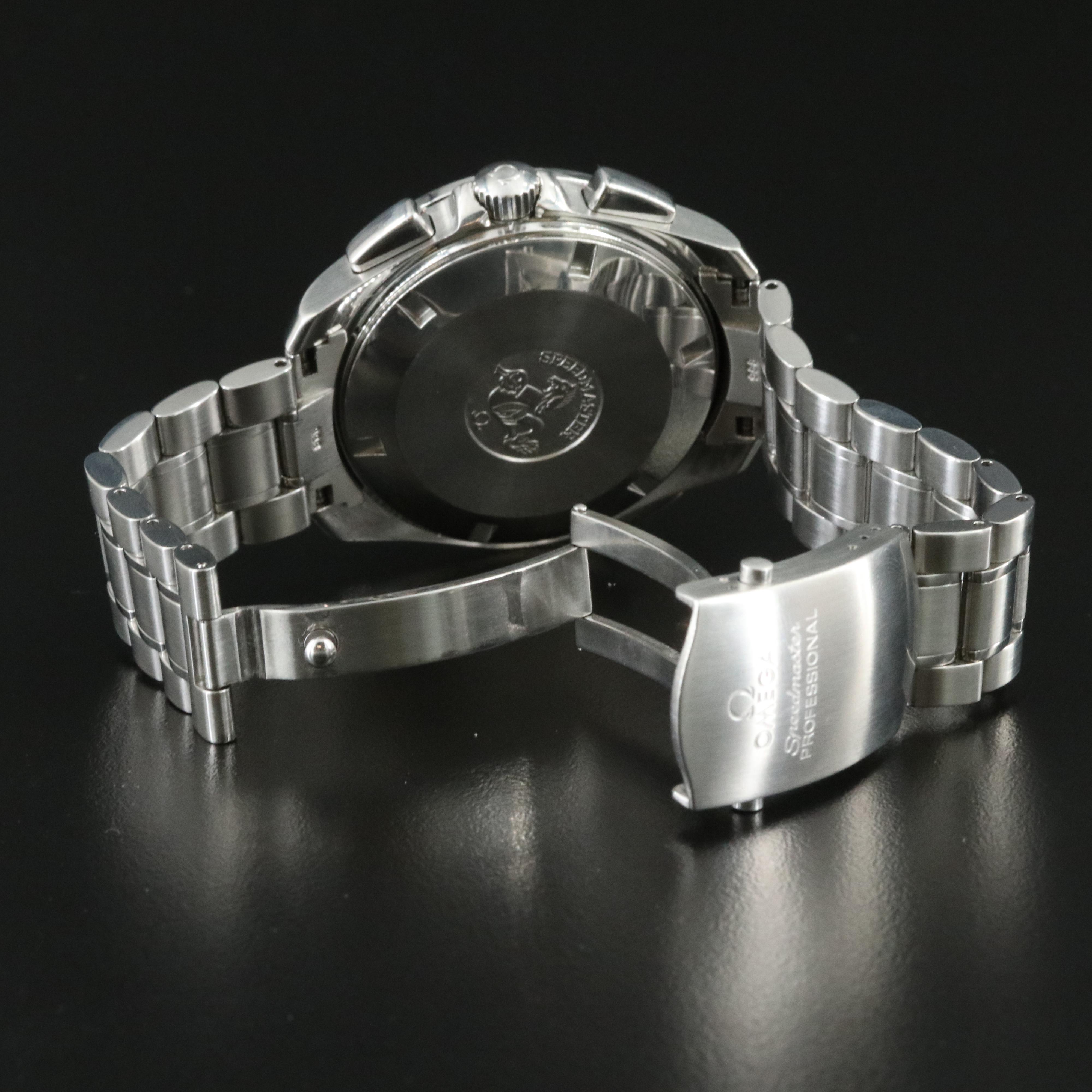 Omega Speedmaster Split-Seconds Chronograph Silver 42mm Automatic Watch 3540.30