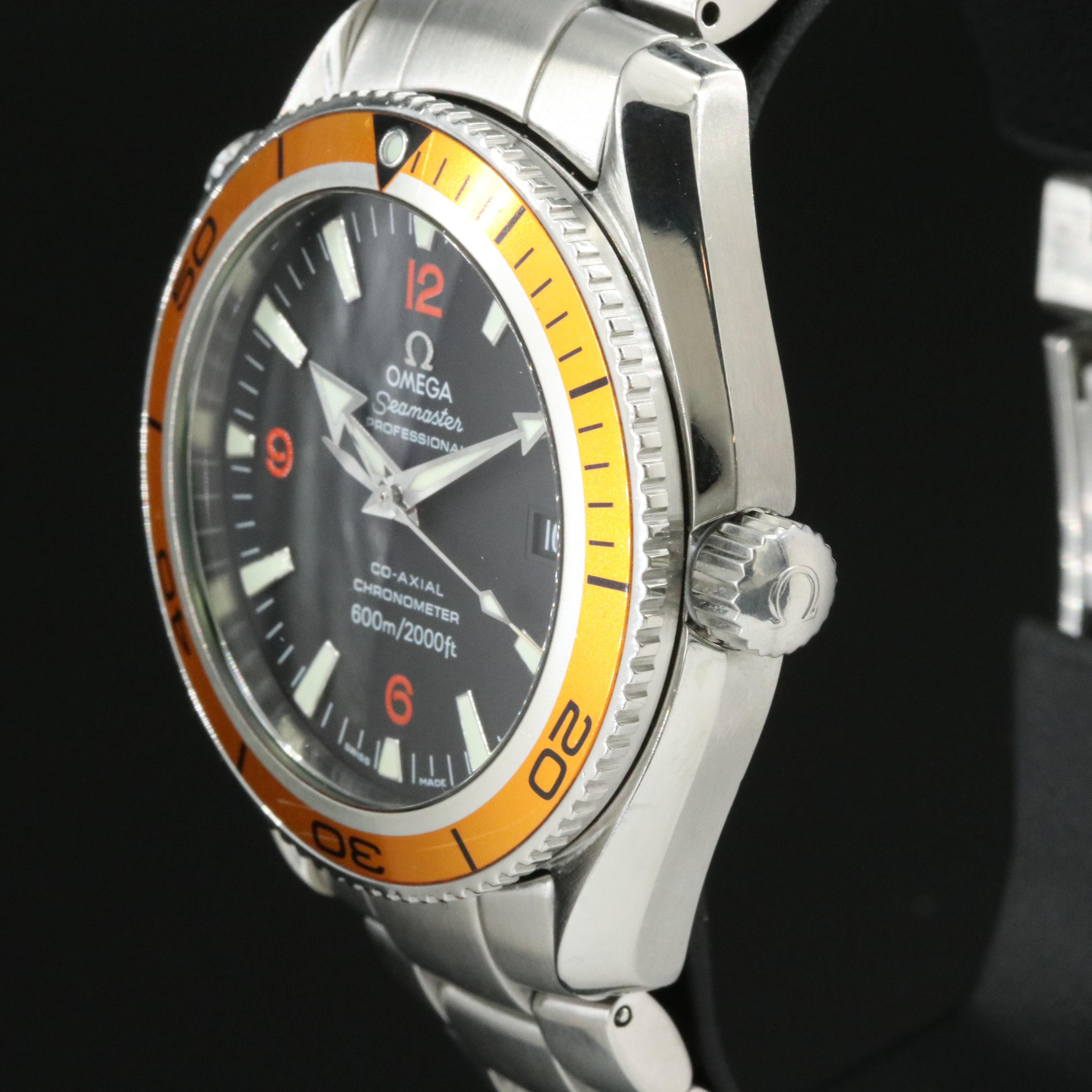 Omega Seamaster Planet Ocean Orange/Black 42mm Steel Automatic Watch 2209.50.00