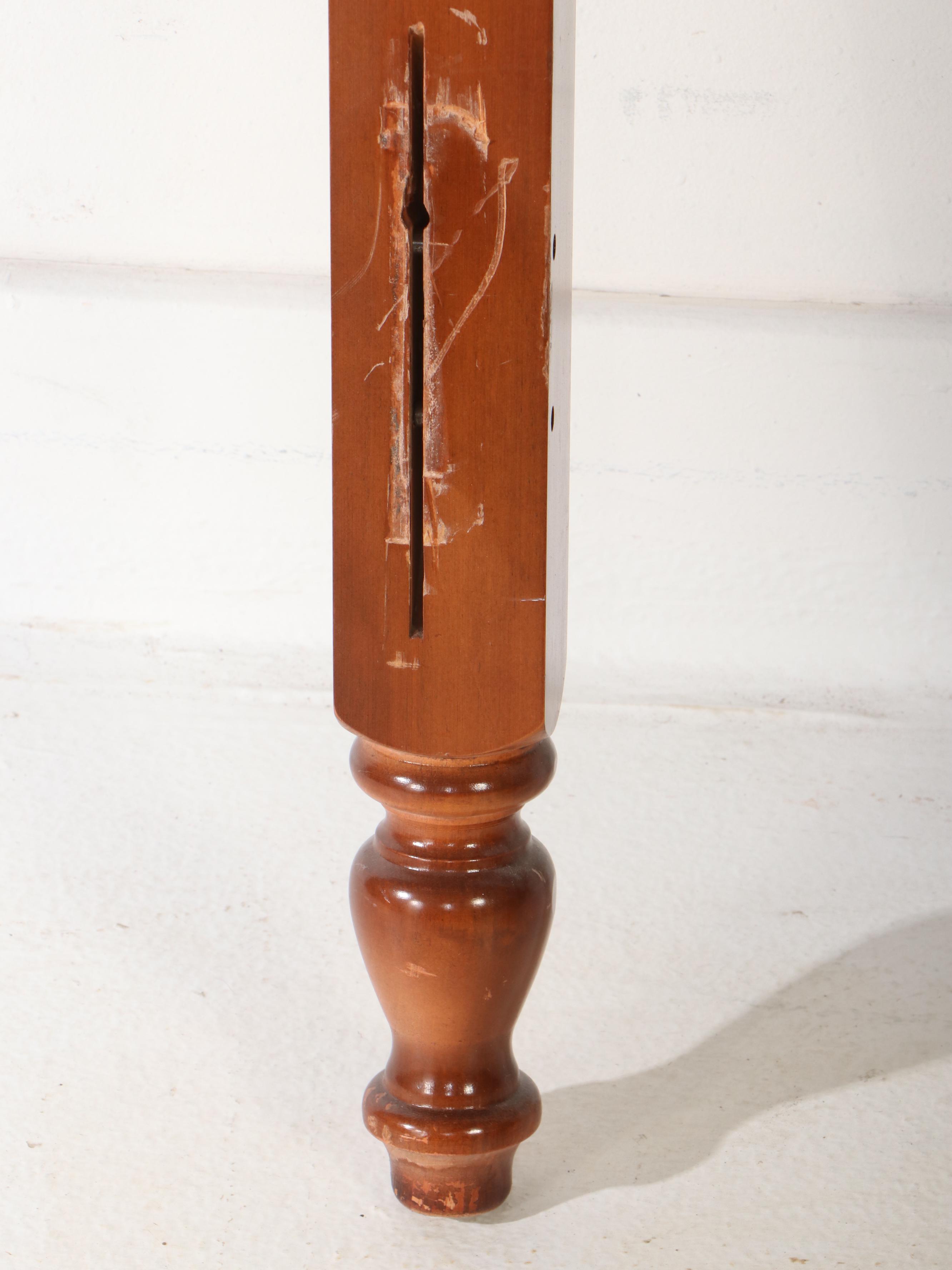 Pair of Colonial Style Maple Twin Bed Frames, Mid to Late 20th Century