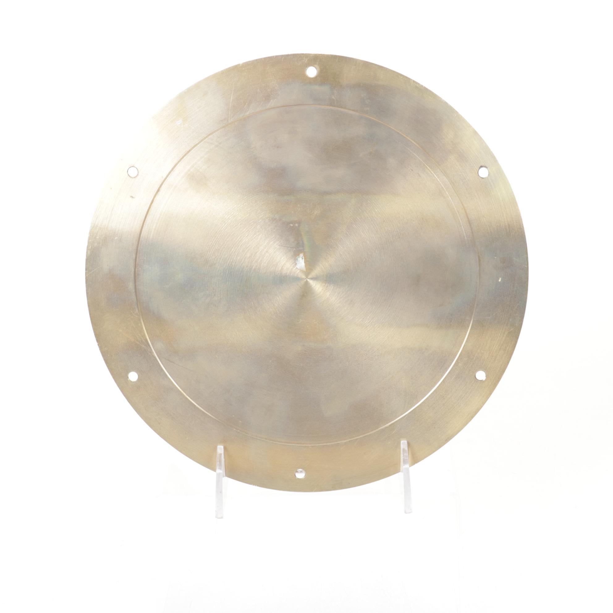 Nautical Brass Ship Clock with Barometer and Swordfish Wall Decor