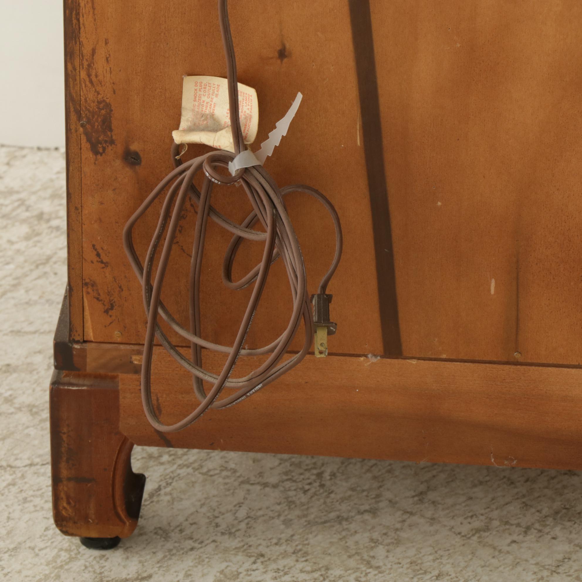 Henredon Chinoiserie Walnut China Cabinet