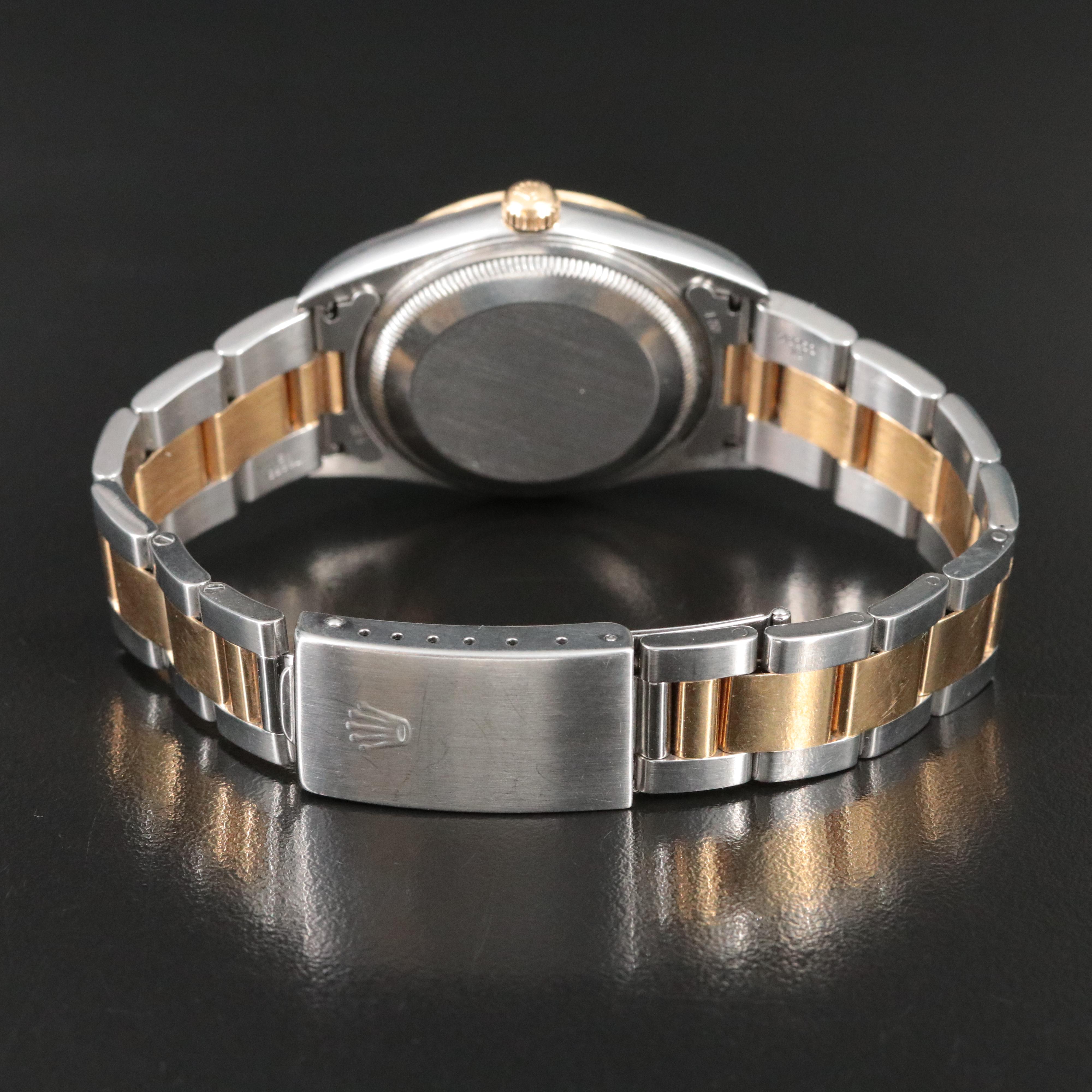 1995 - 1996 Rolex Date Model 15203 34mm 18K & Steelinox Watch