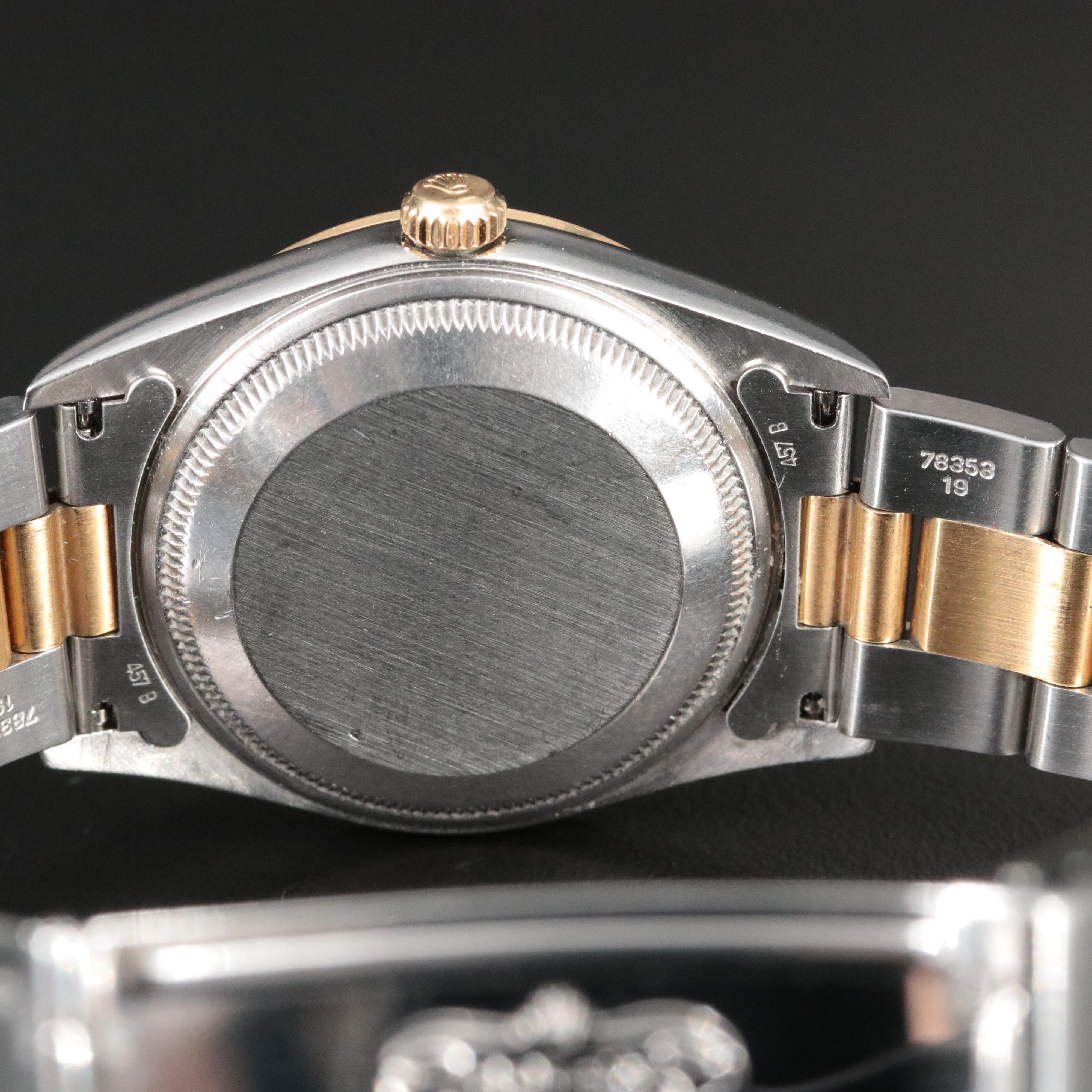 1995 - 1996 Rolex Date Model 15203 34mm 18K & Steelinox Watch