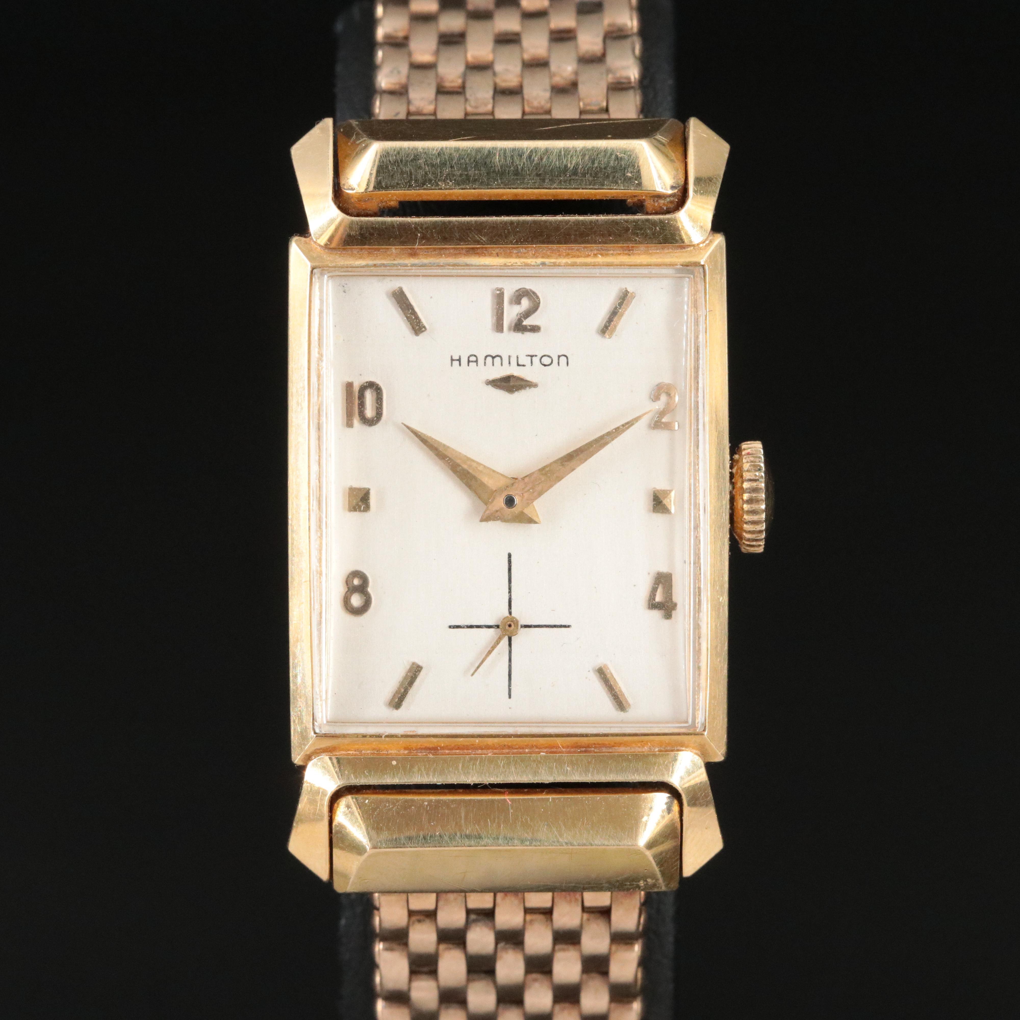 18K Hamilton Award Watch Circa 1958