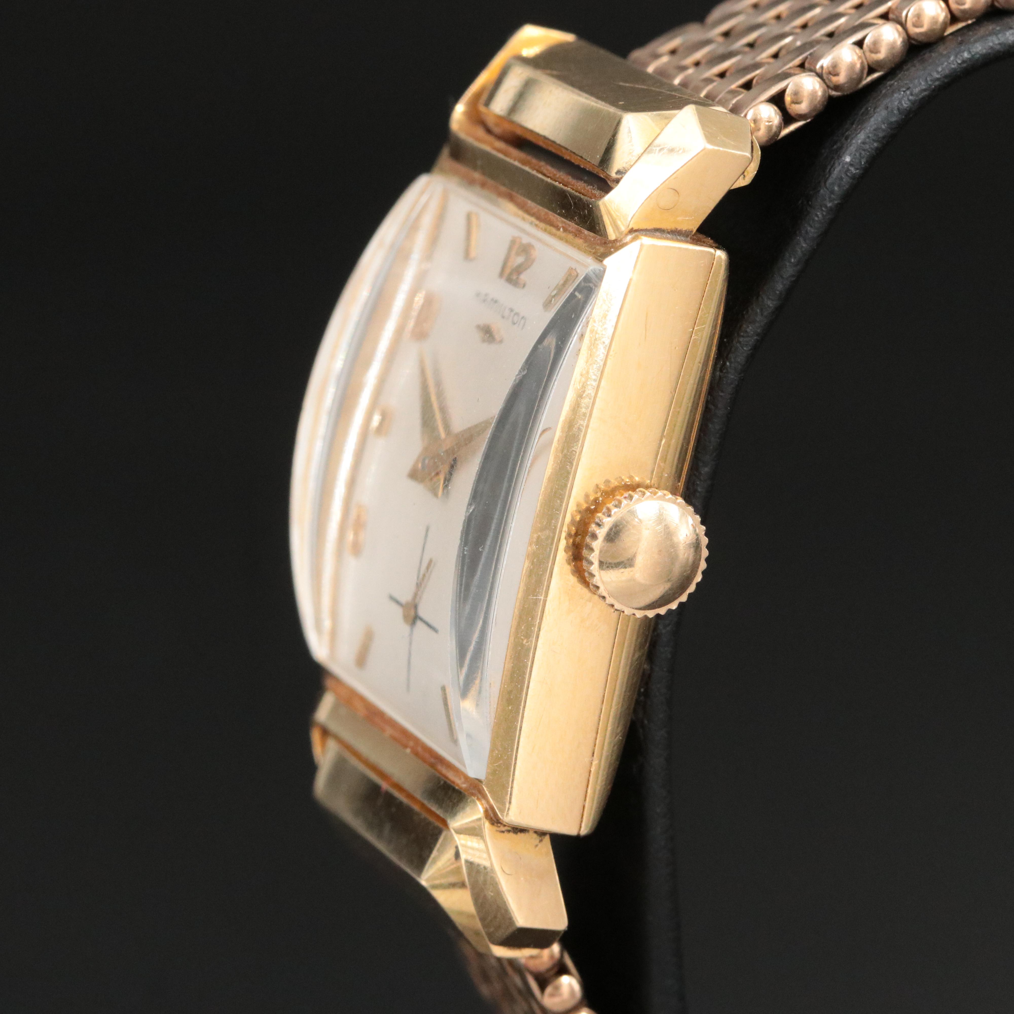 18K Hamilton Award Watch Circa 1958