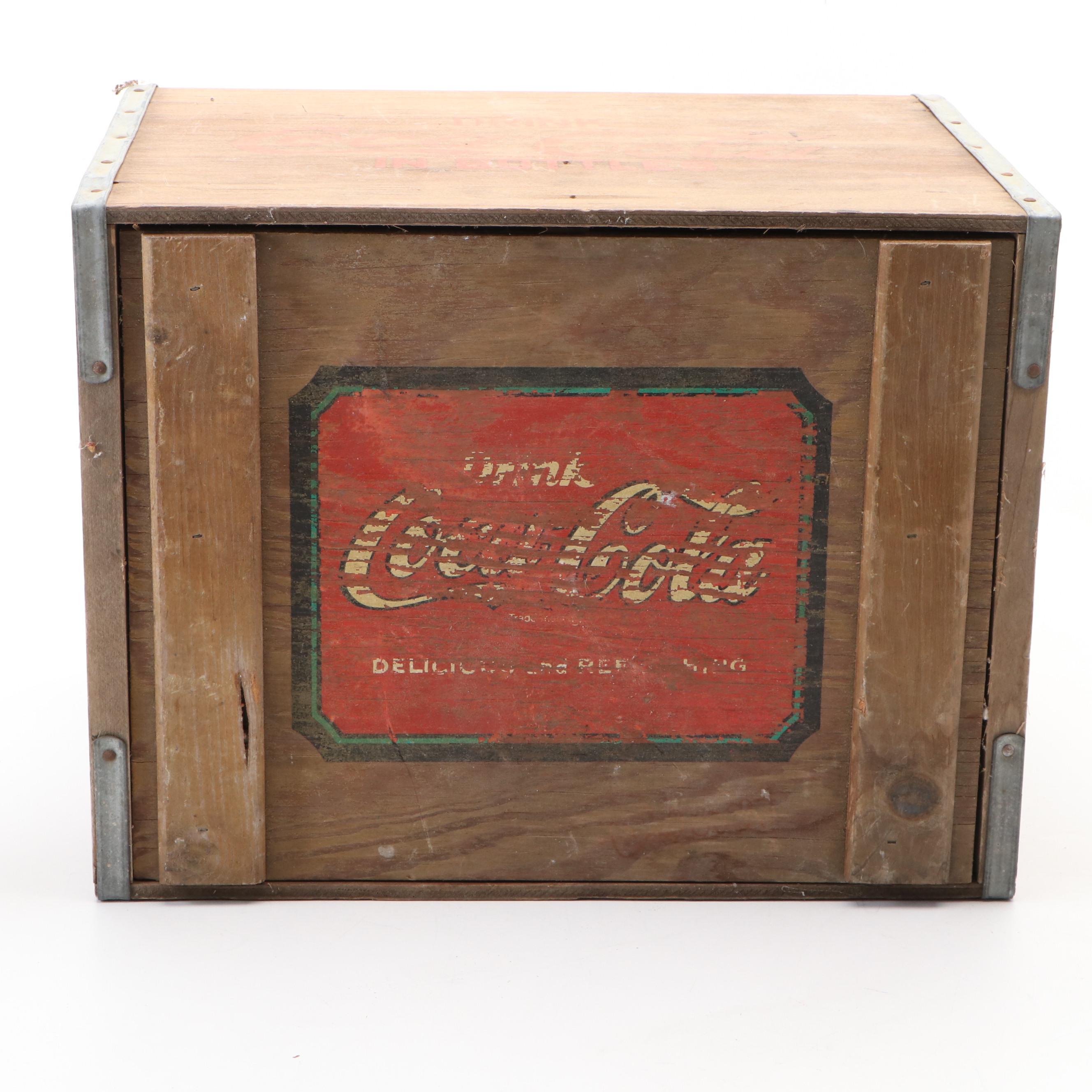Coca-Cola Wooden Advertising Crate
