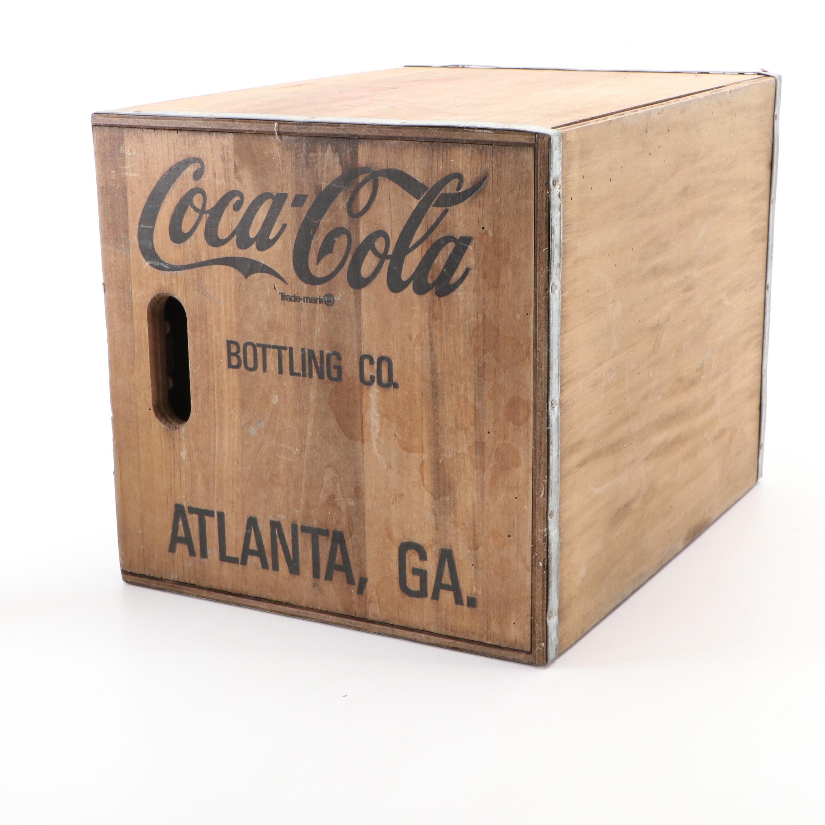 Coca-Cola Wooden Advertising Crate