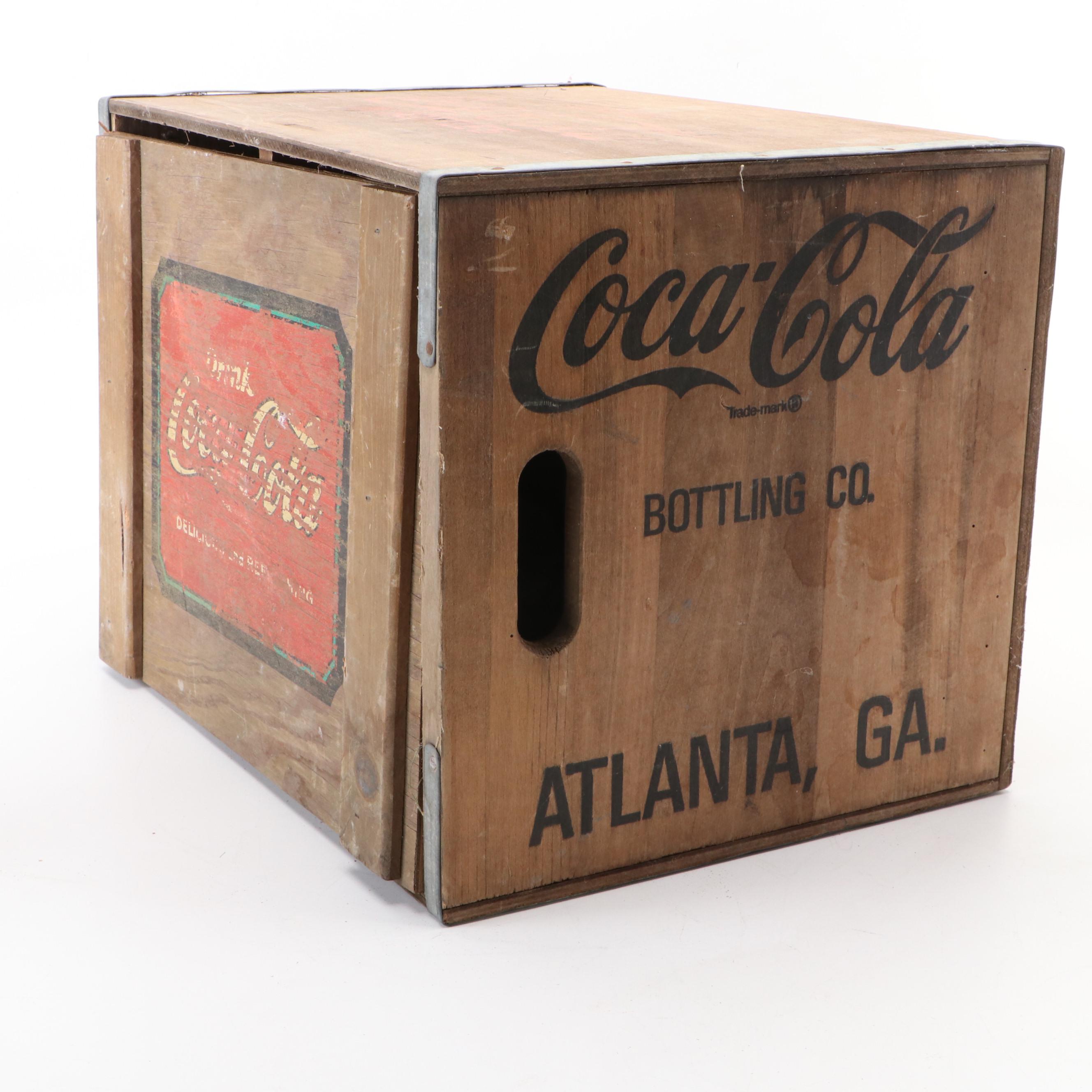 Coca-Cola Wooden Advertising Crate