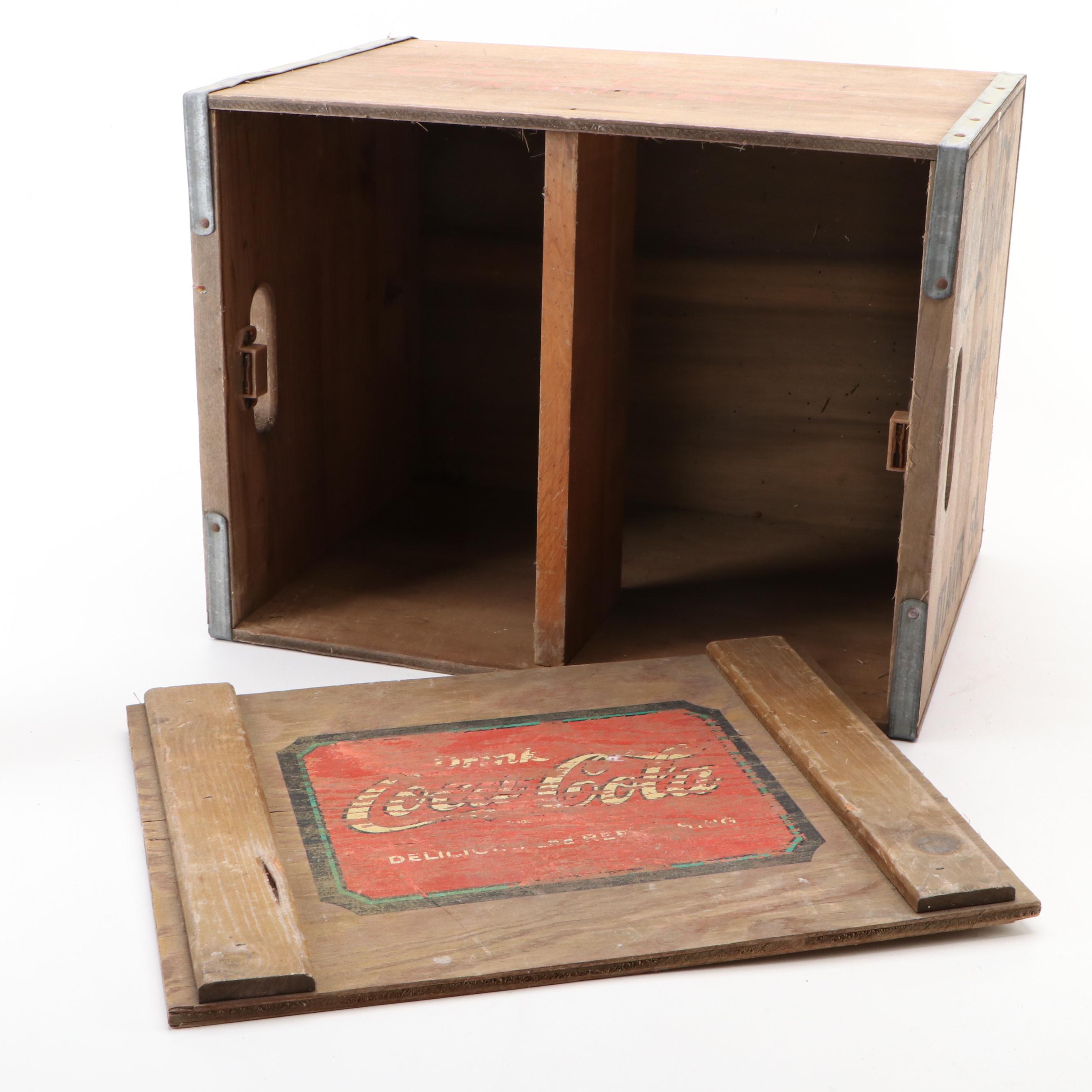 Coca-Cola Wooden Advertising Crate