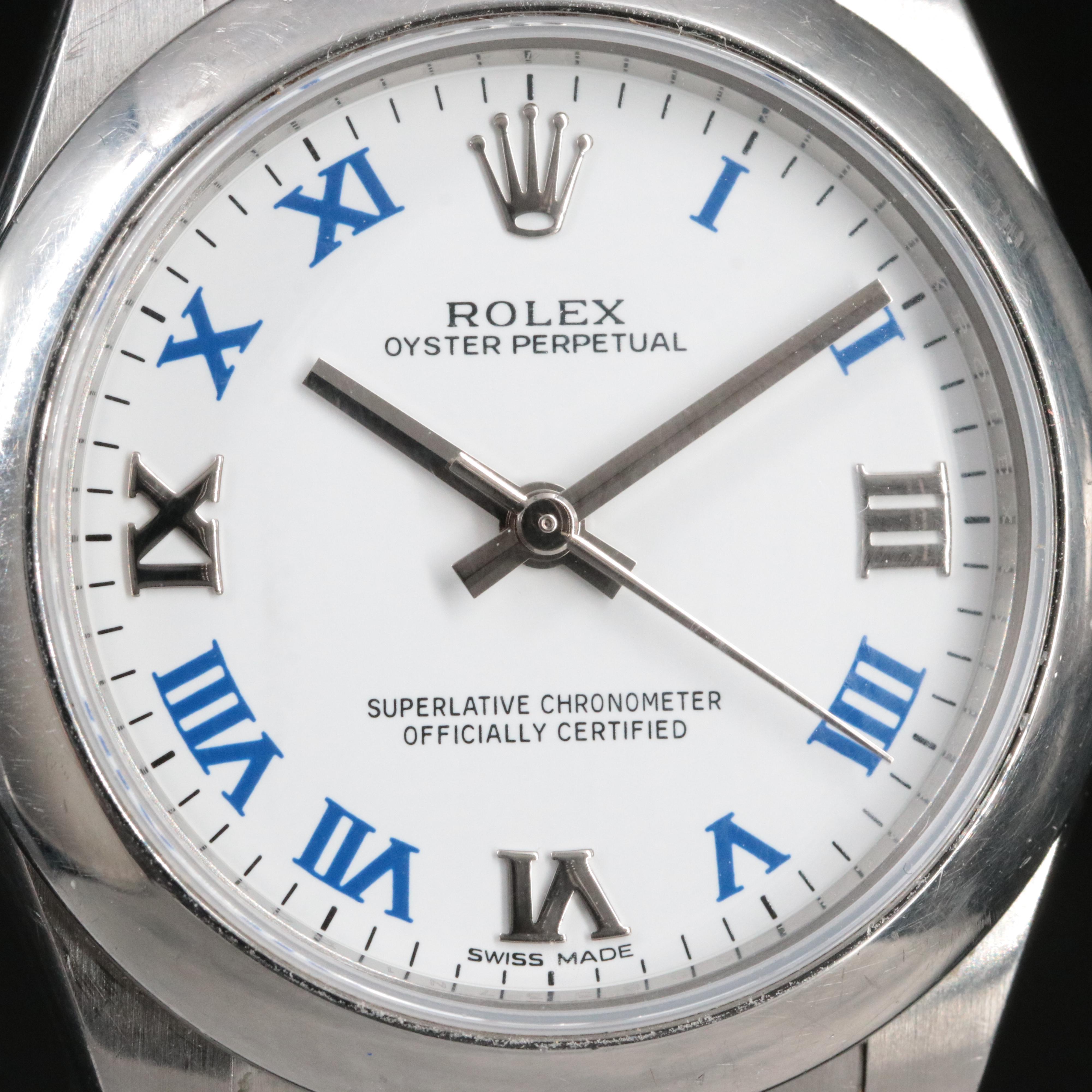 Rolex Stainless Steel Oyster Perpetual Model 177200 31mm Watch