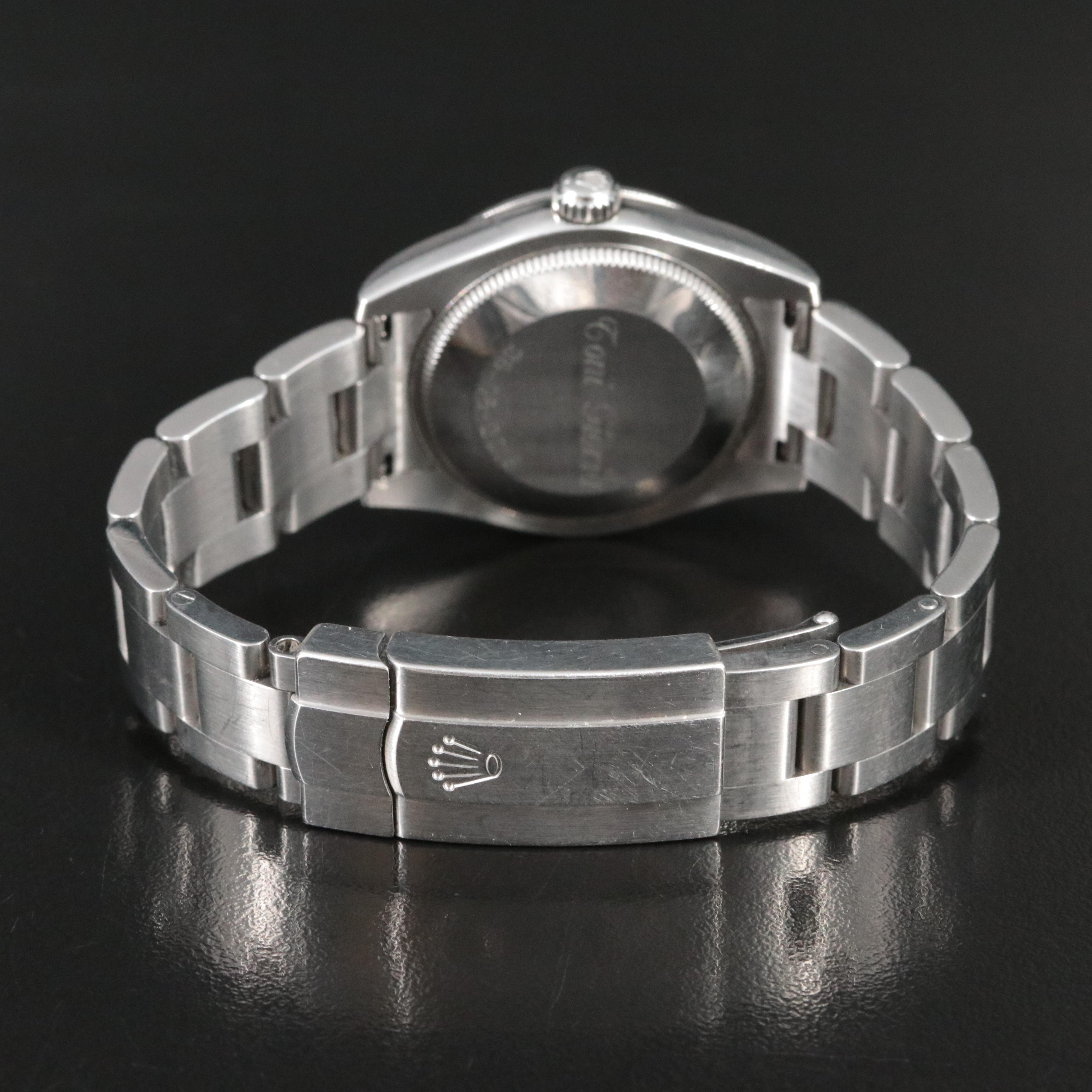 Rolex Stainless Steel Oyster Perpetual Model 177200 31mm Watch