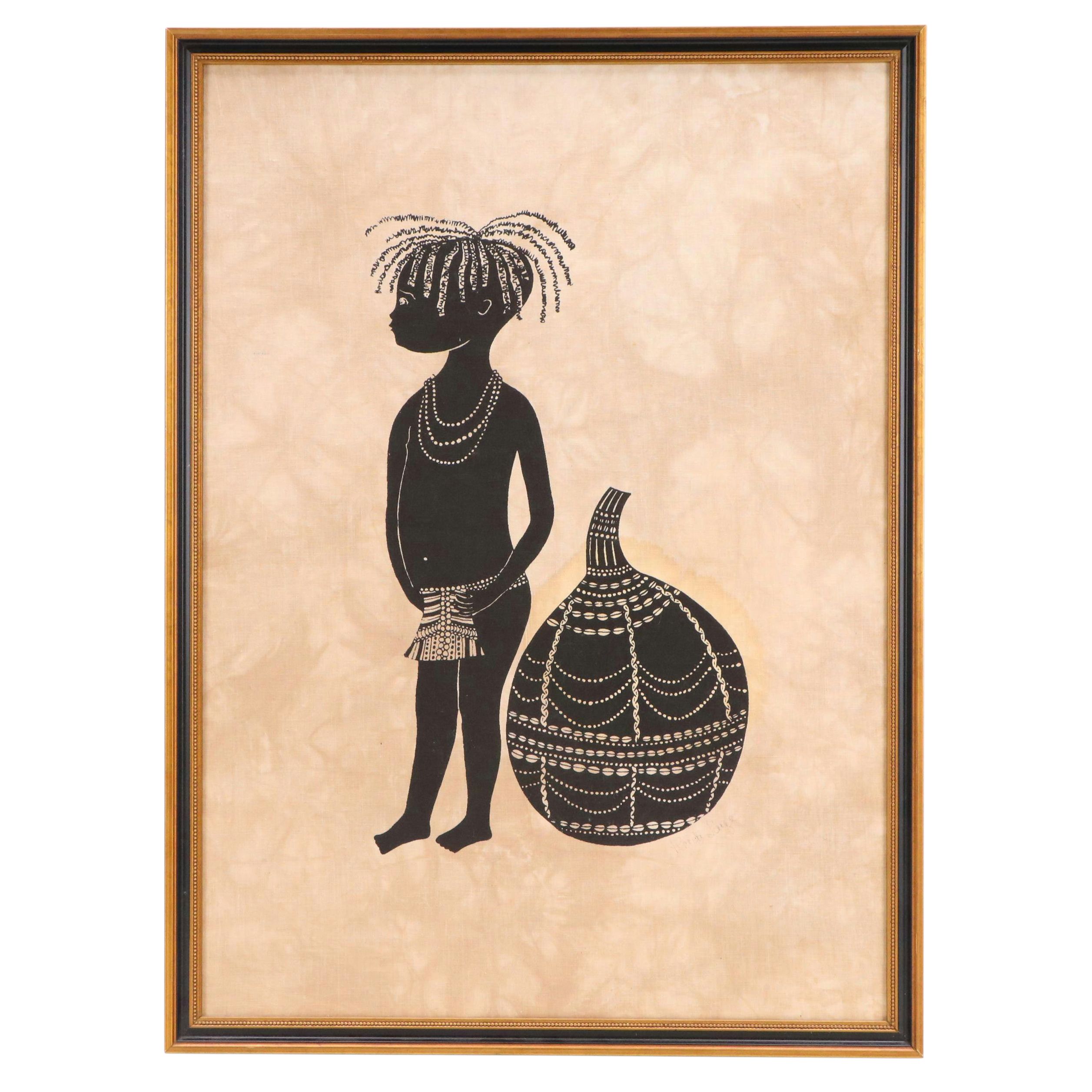 Heidi Lange Batik "Turkana Child"