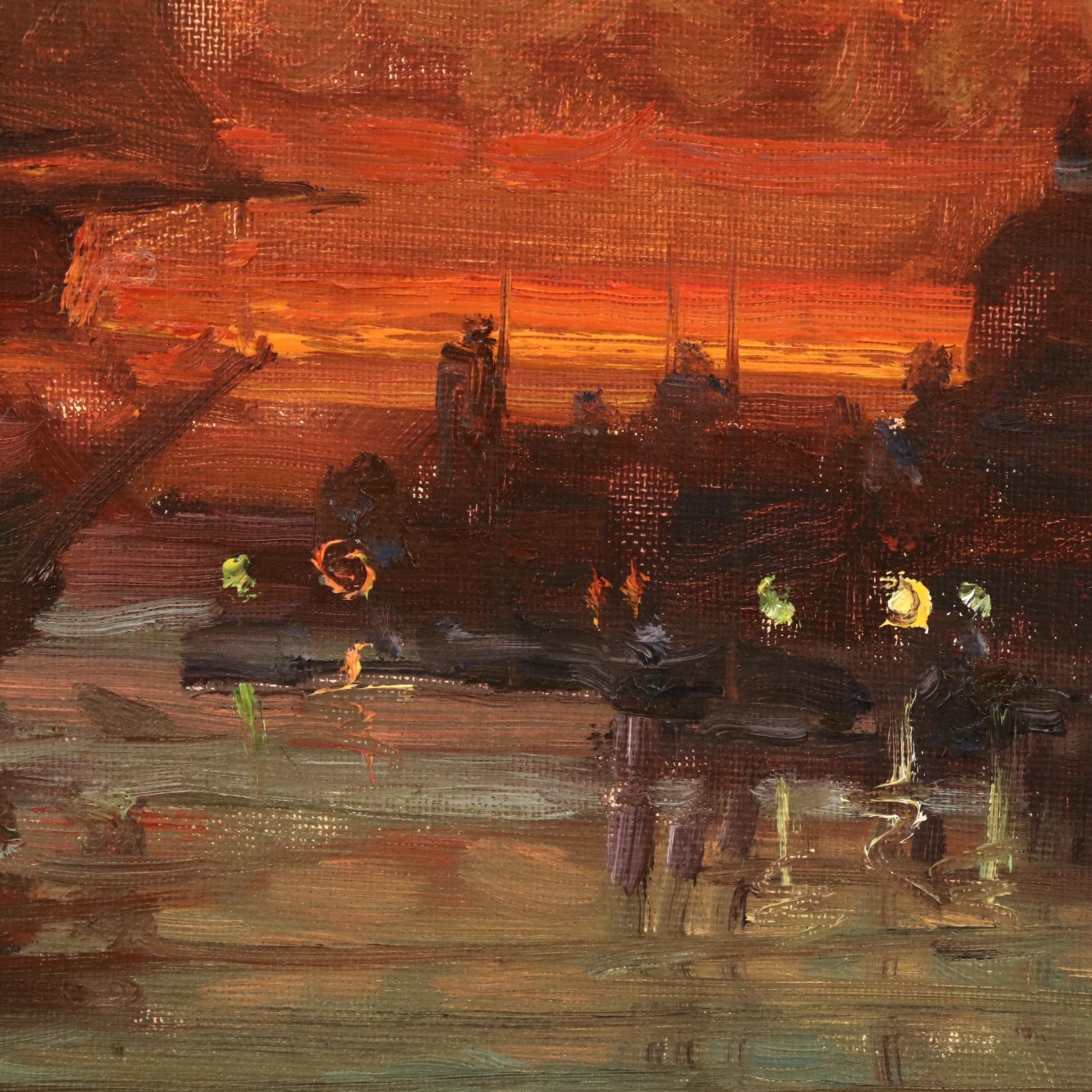 Aleksander Titovets "Coming Back" Oil Painting, 21st Century