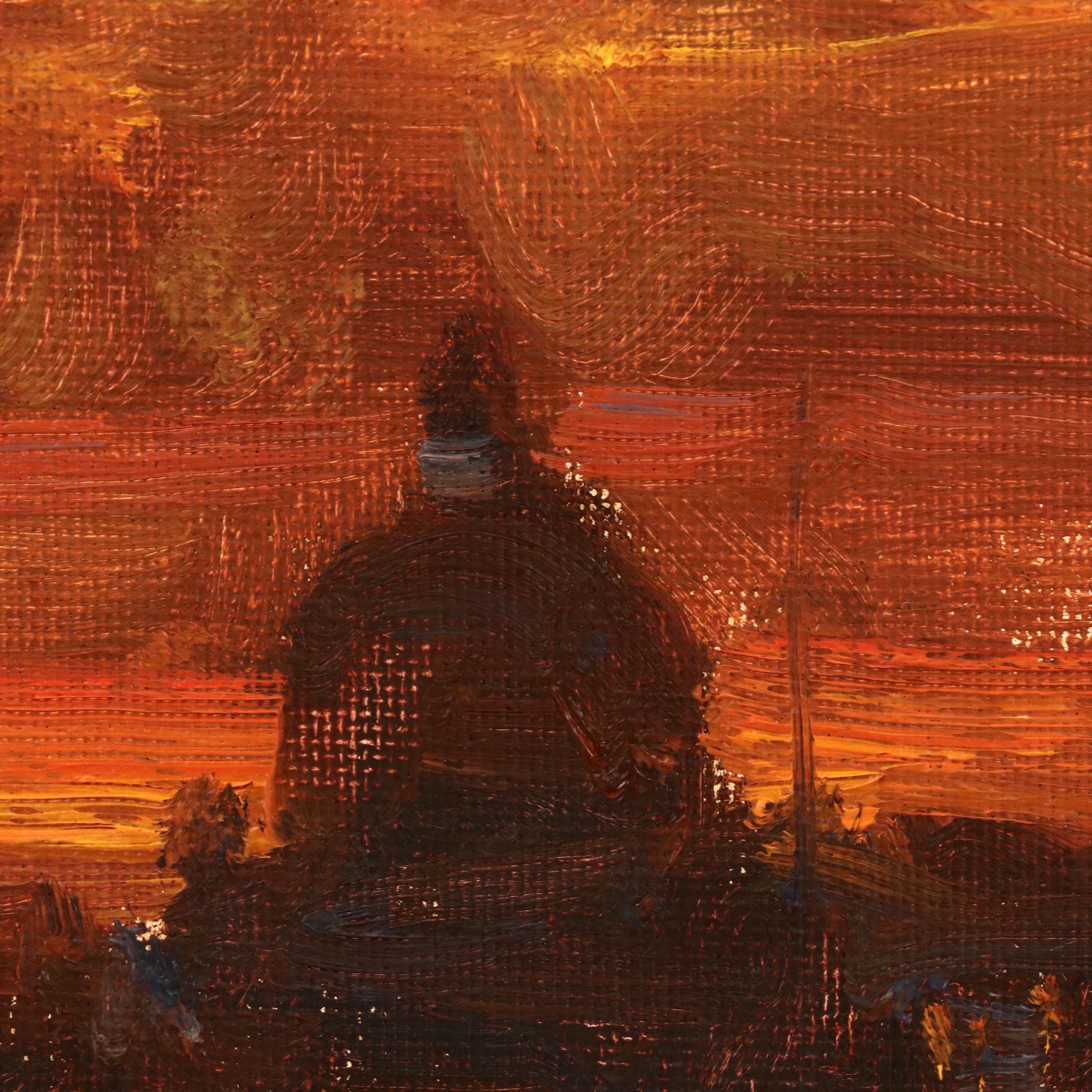 Aleksander Titovets "Coming Back" Oil Painting, 21st Century