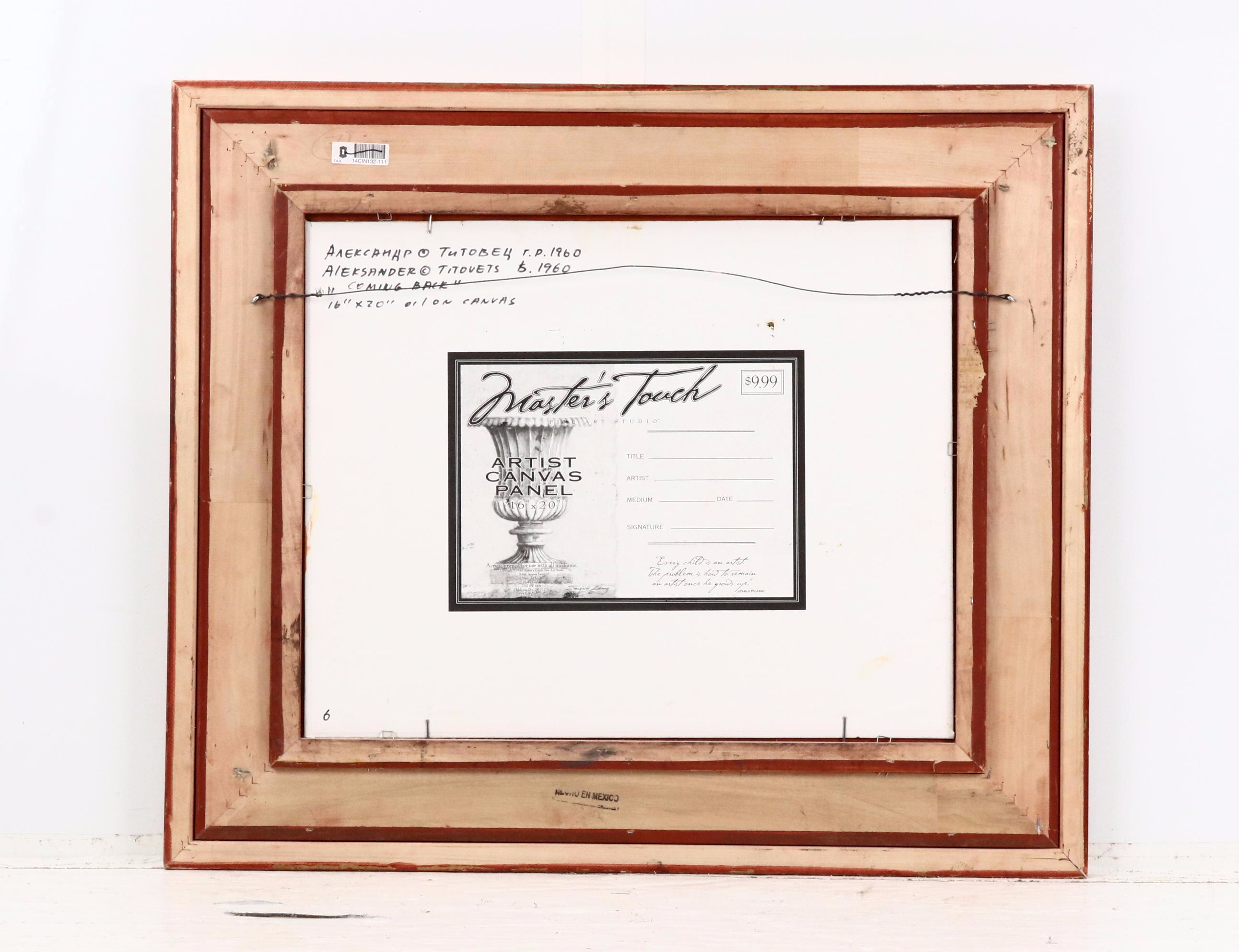 Aleksander Titovets "Coming Back" Oil Painting, 21st Century