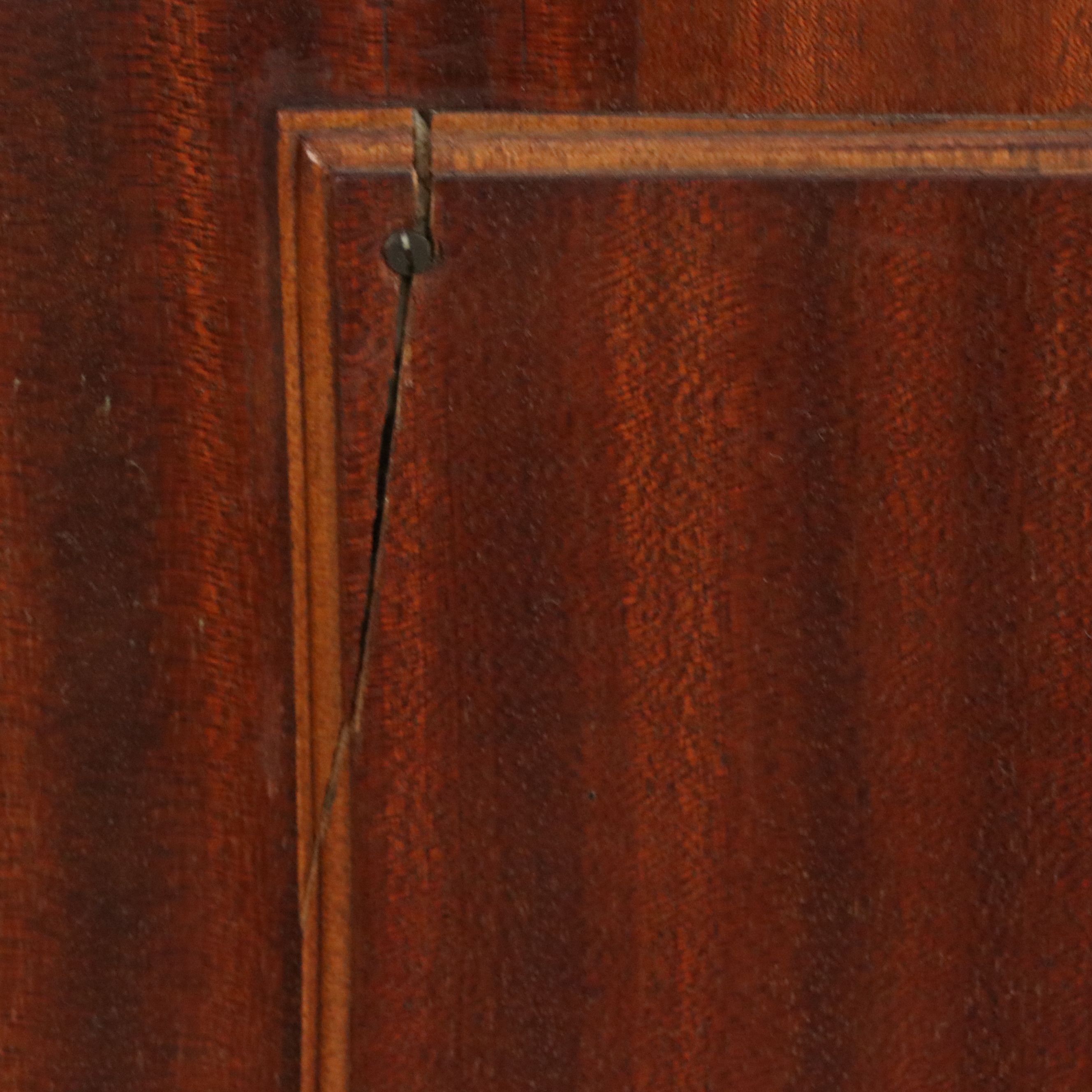 J. Groschkus Mahogany Dressing Table and Chair w/ MOP, Ebony, Satinwood Inlays