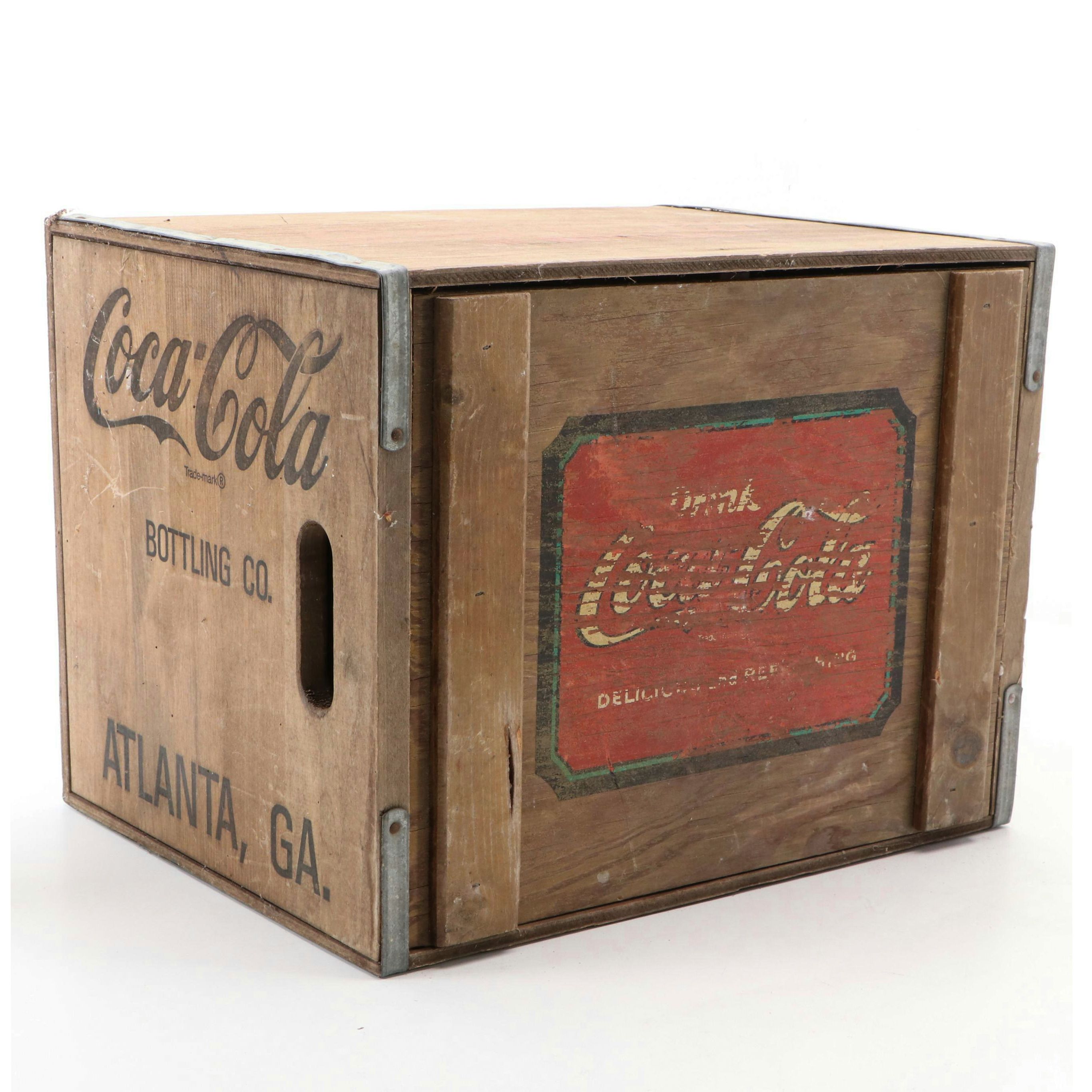 Coca-Cola Wooden Advertising Crate