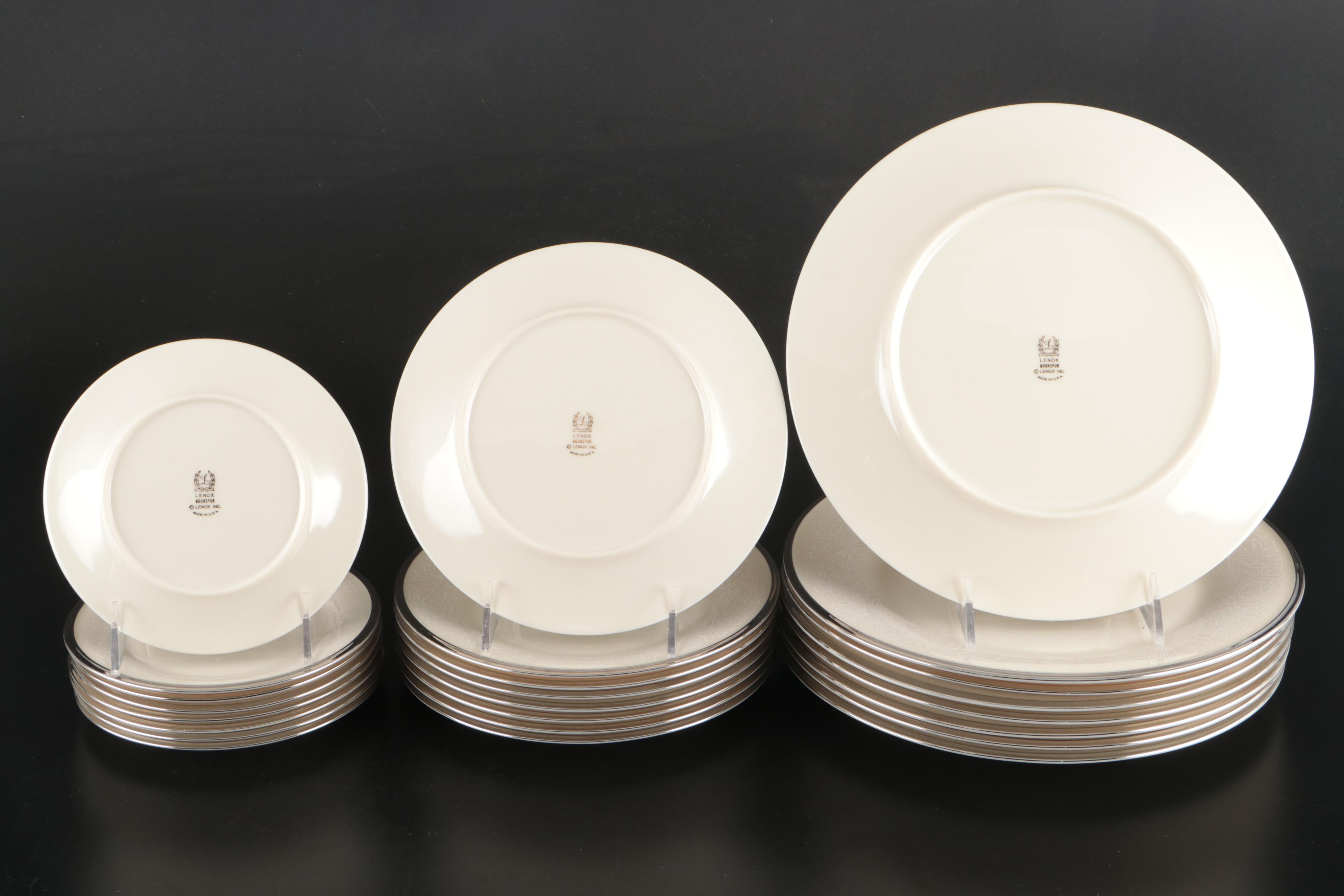Lenox Porcelain "Moonspun" Dinnerware and Serving Pieces, 1968–1995
