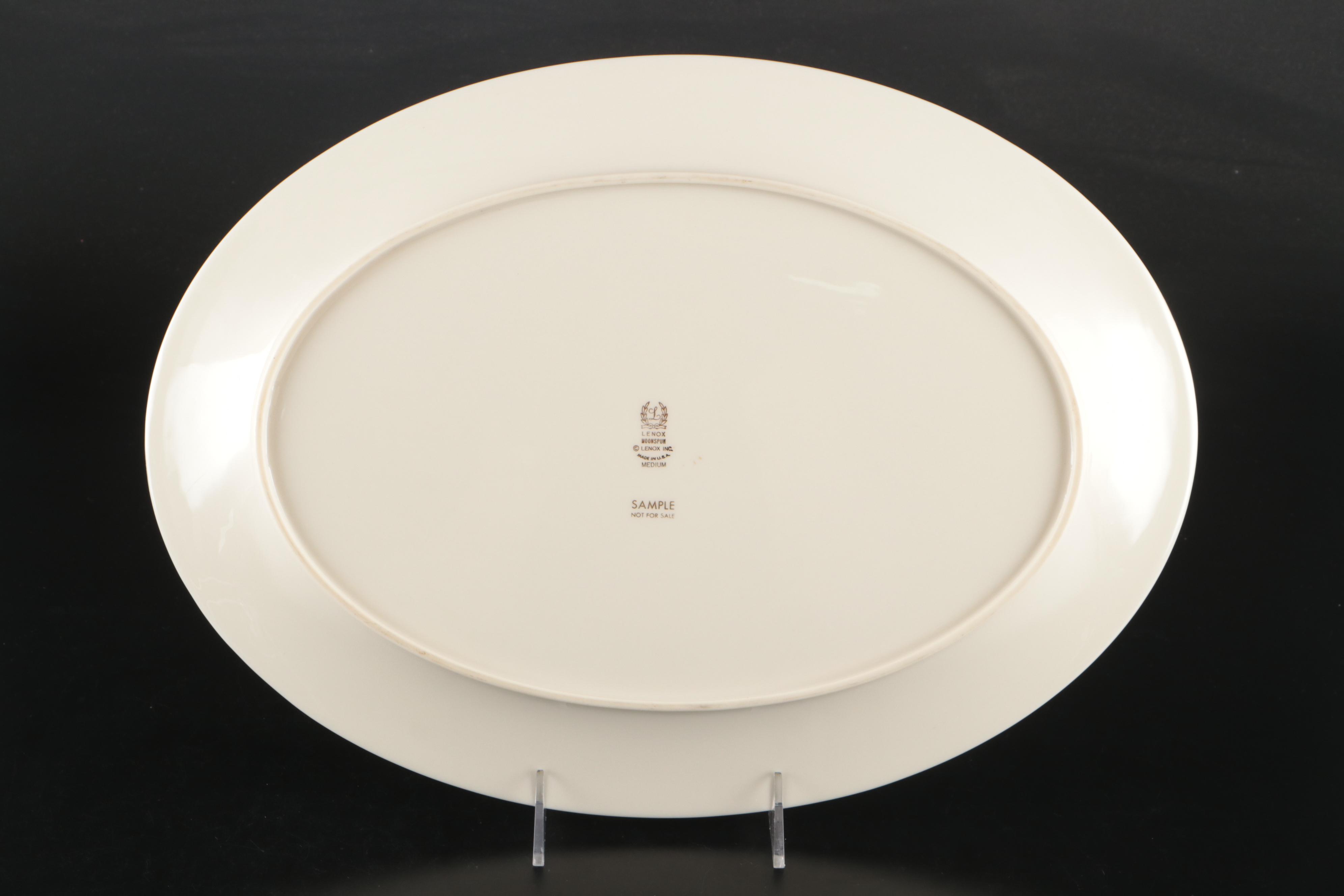 Lenox Porcelain "Moonspun" Dinnerware and Serving Pieces, 1968–1995