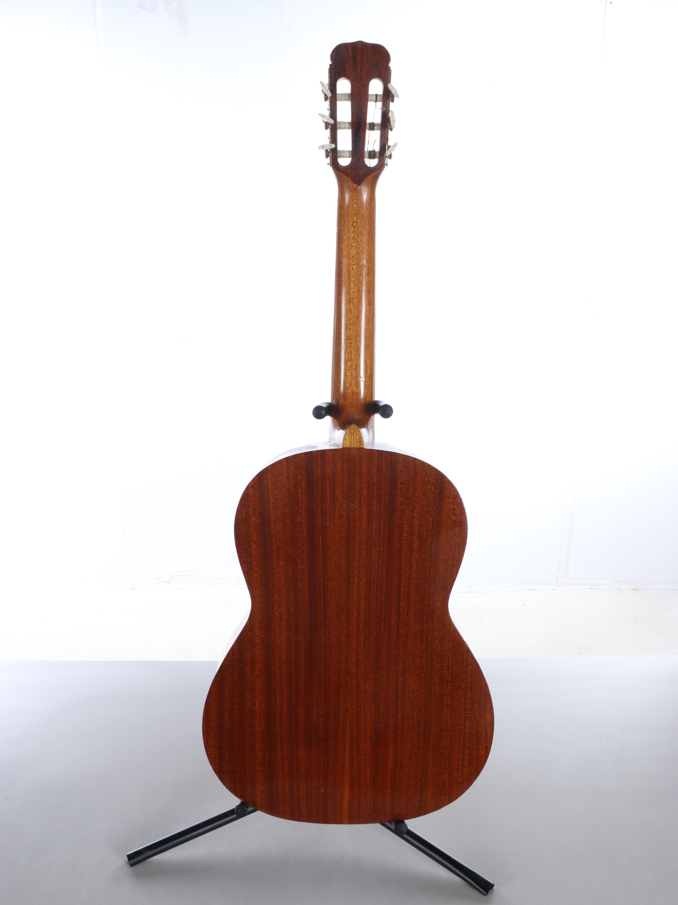 Japanese The Fame Classical Acoustic Guitar & Hard Side Case, Mid-Late 20th C