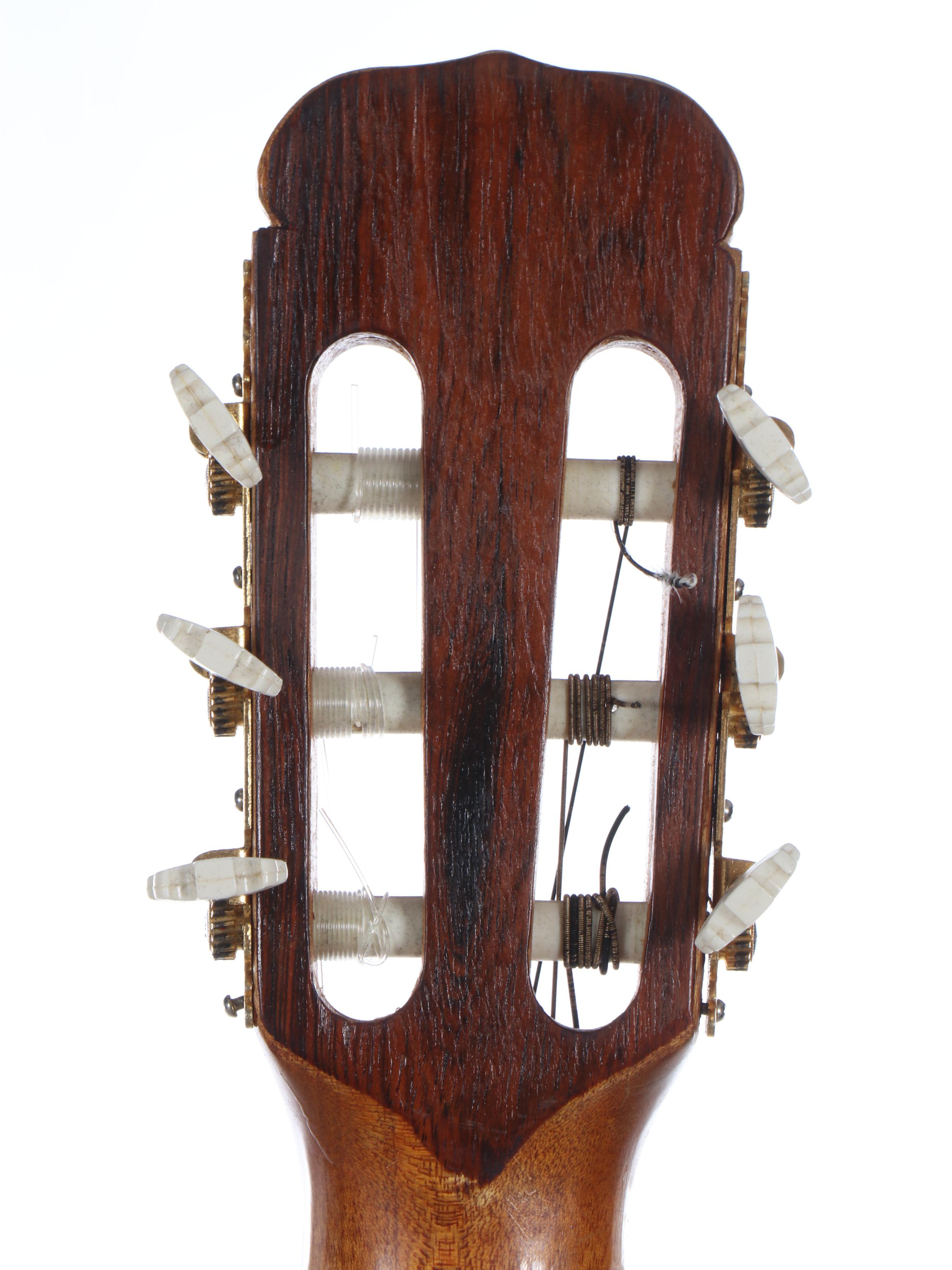 Japanese The Fame Classical Acoustic Guitar & Hard Side Case, Mid-Late 20th C