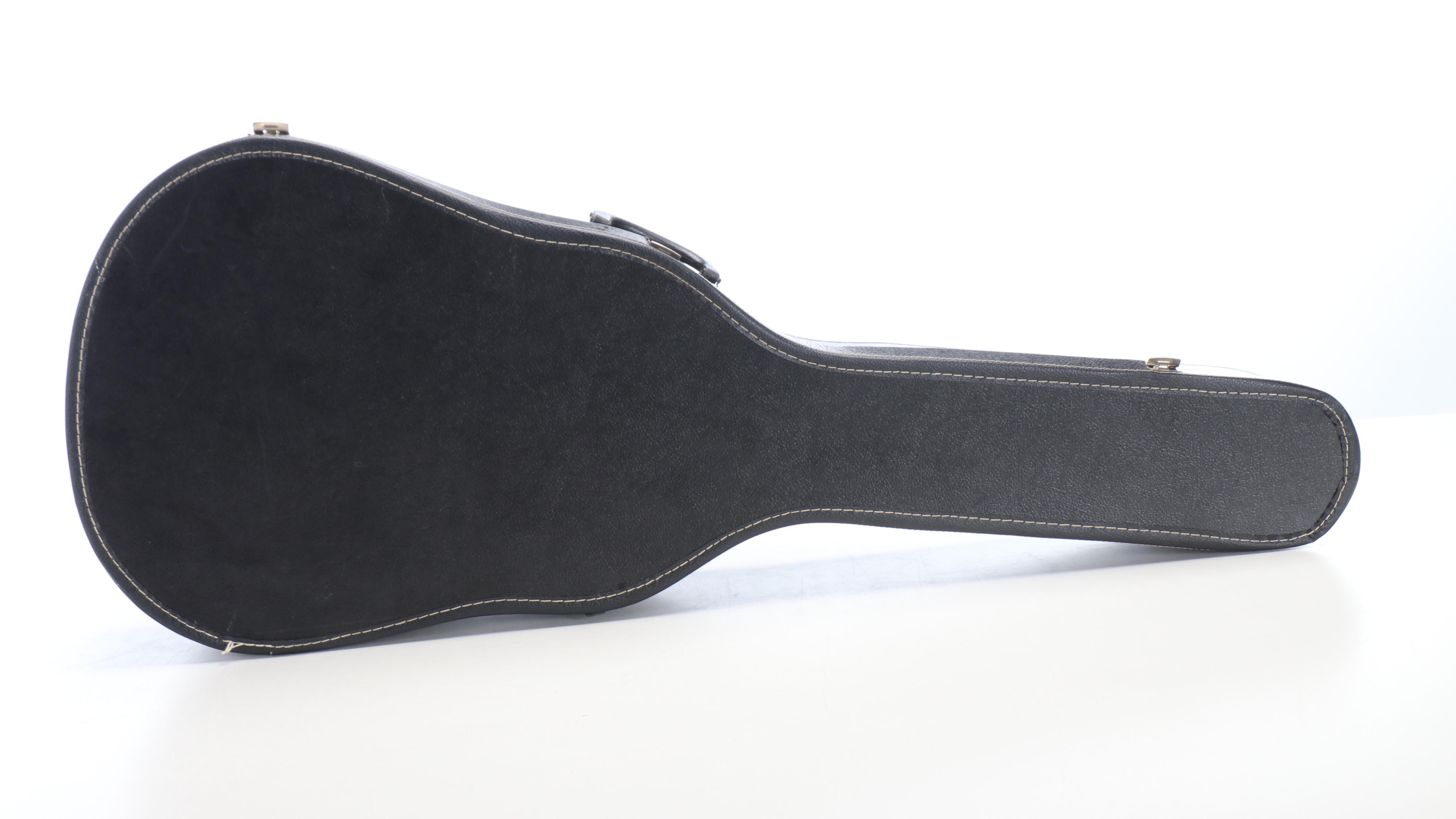 Japanese The Fame Classical Acoustic Guitar & Hard Side Case, Mid-Late 20th C