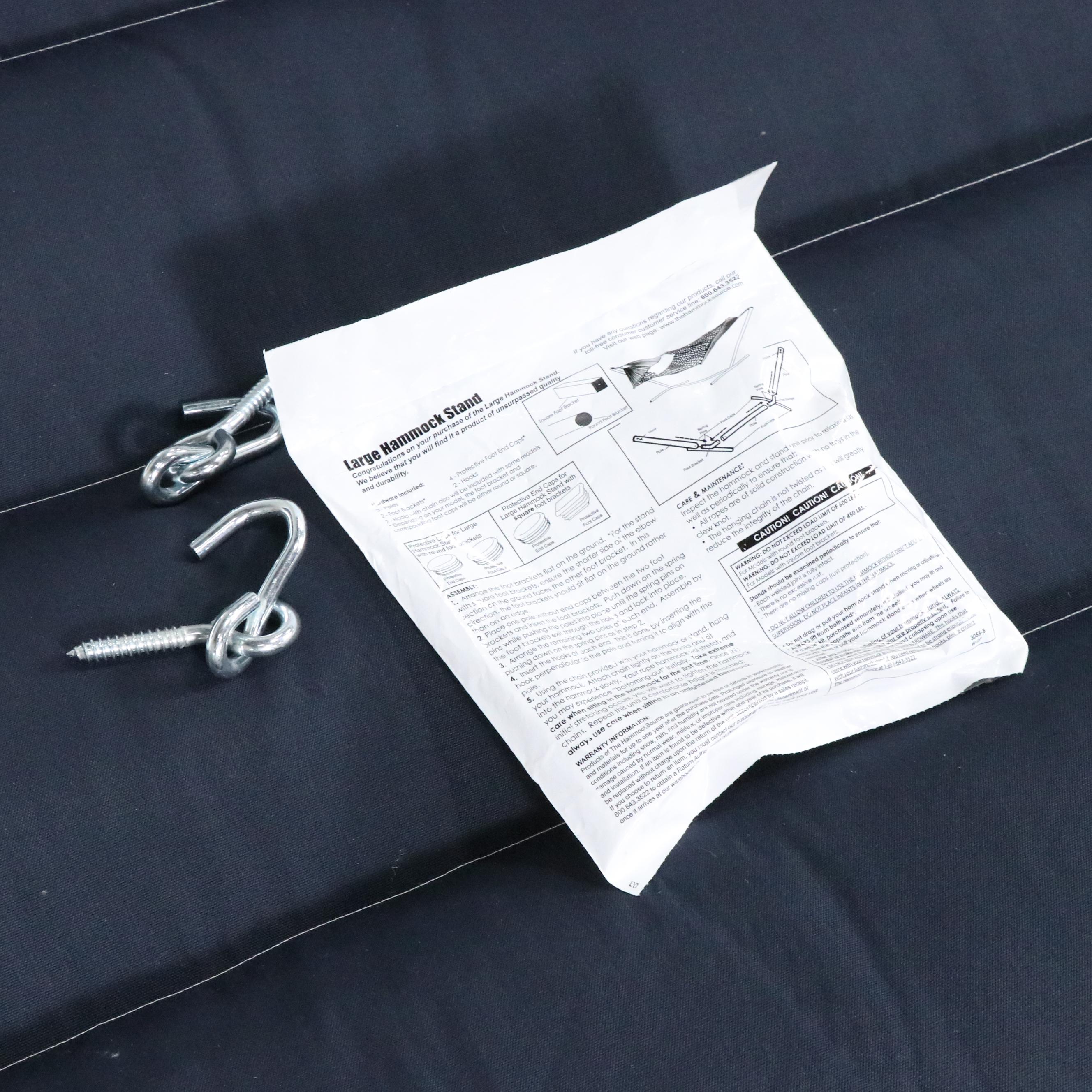 Hatteras Hammocks Duracord Quilted Hammock with Metal Stand