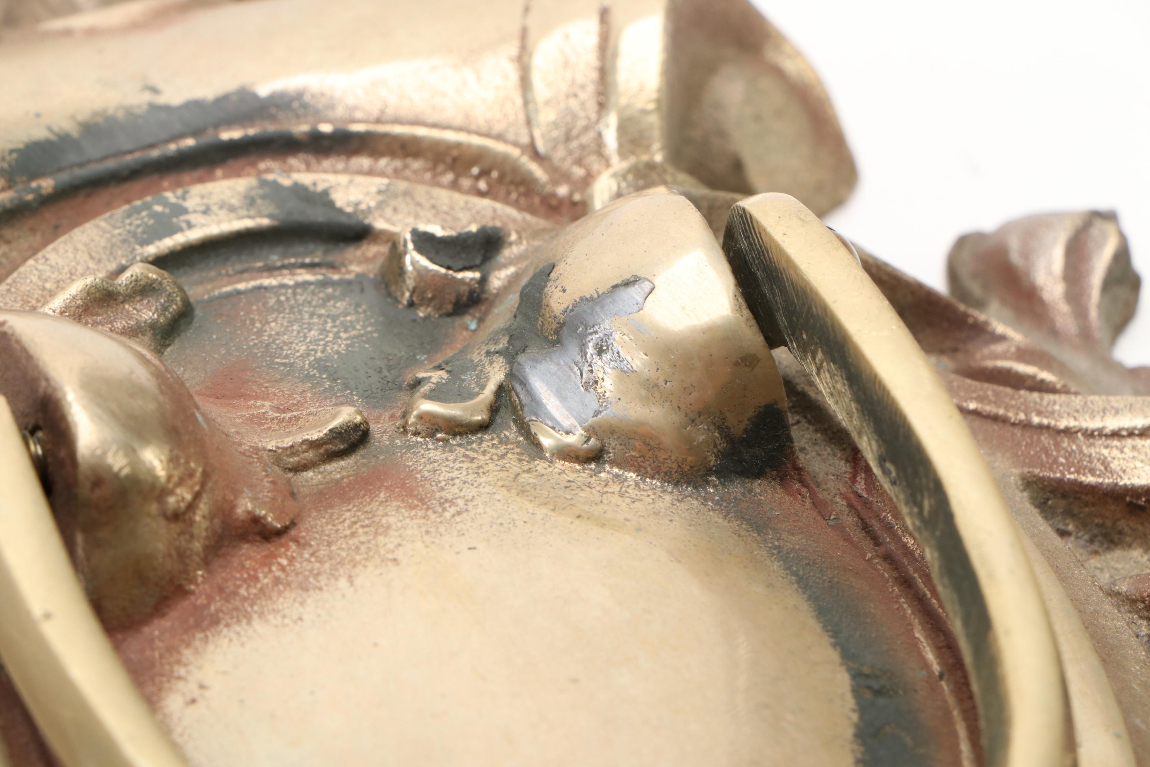 Cast Metal Acanthus Leaf Door Knocker